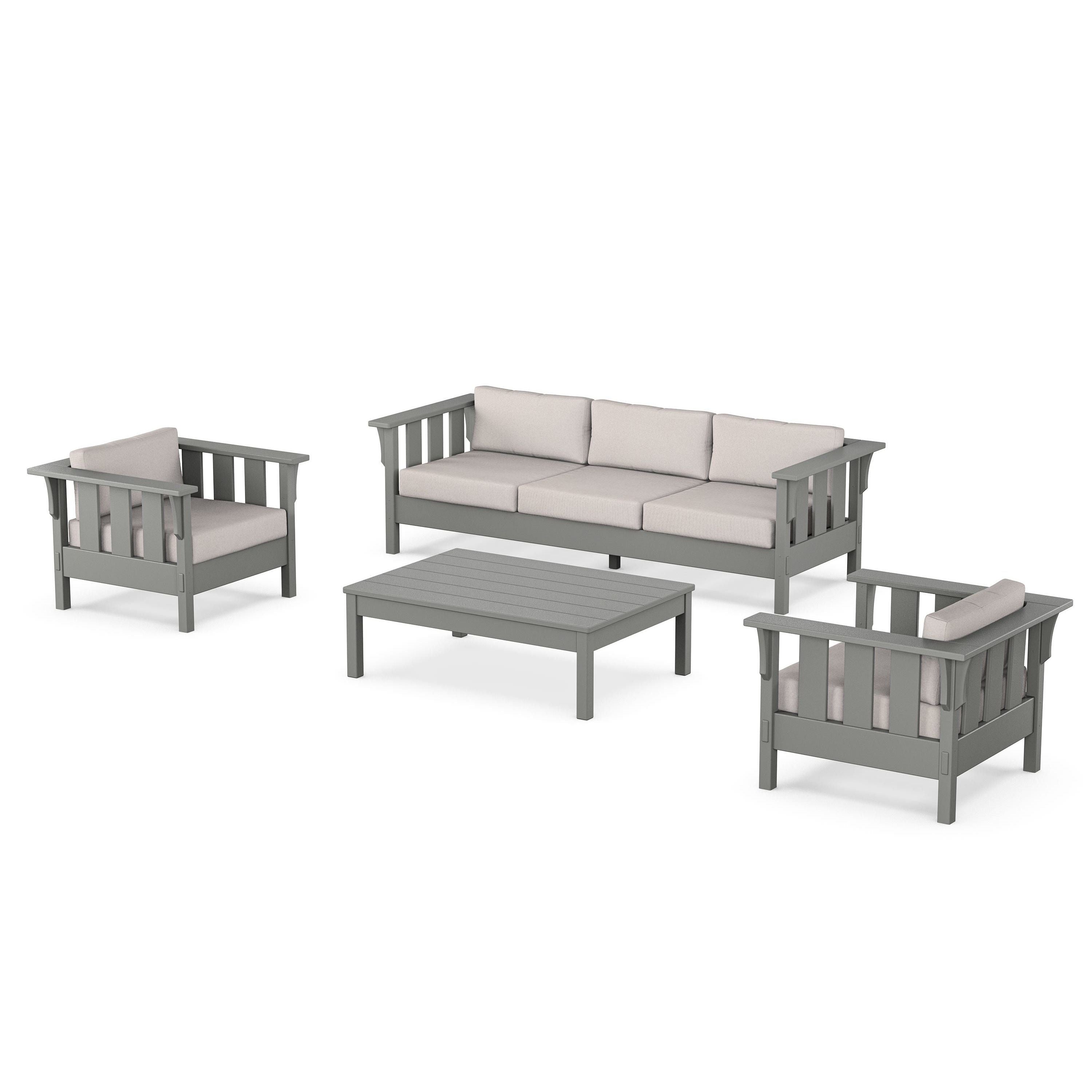 Acadia 4-Piece Deep Seating Set with Sofa