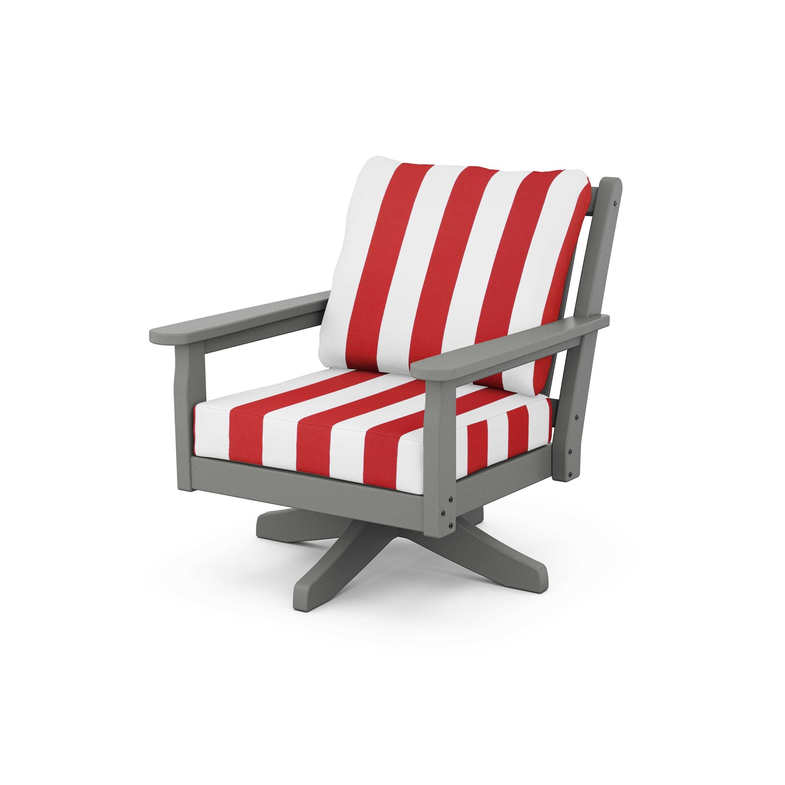 Chippendale Deep Seating Swivel Chair