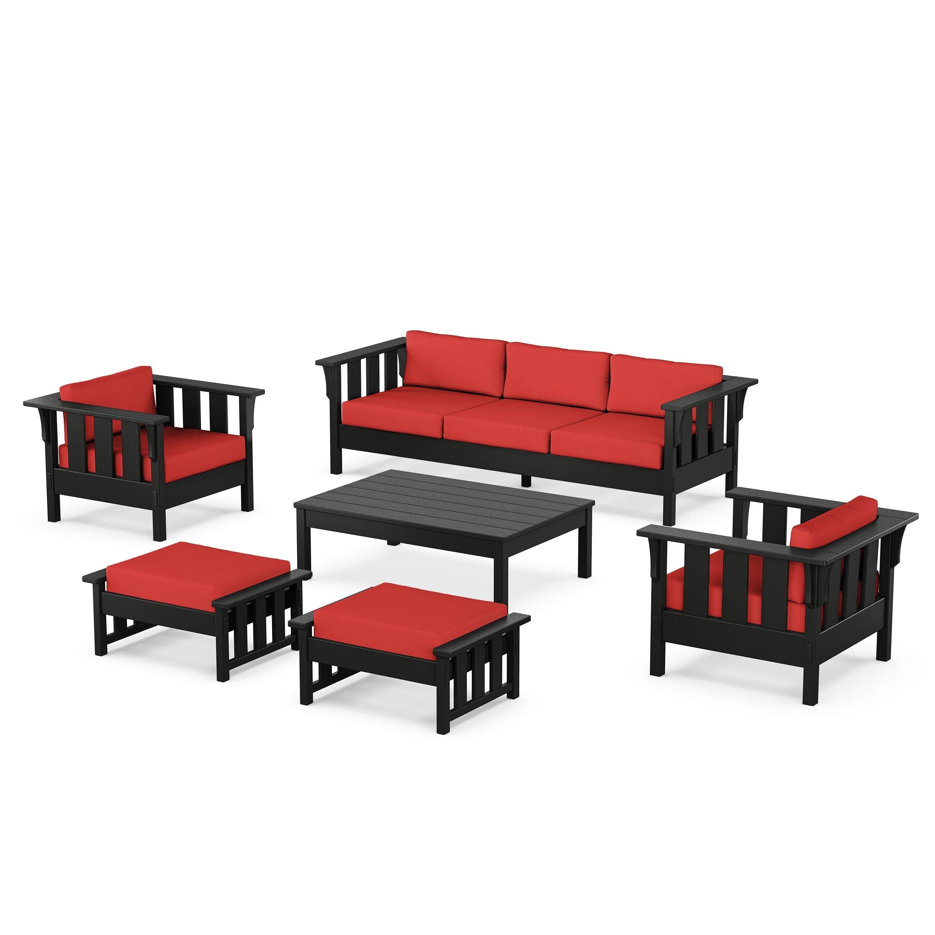 Acadia 6-Piece Lounge Sofa Set