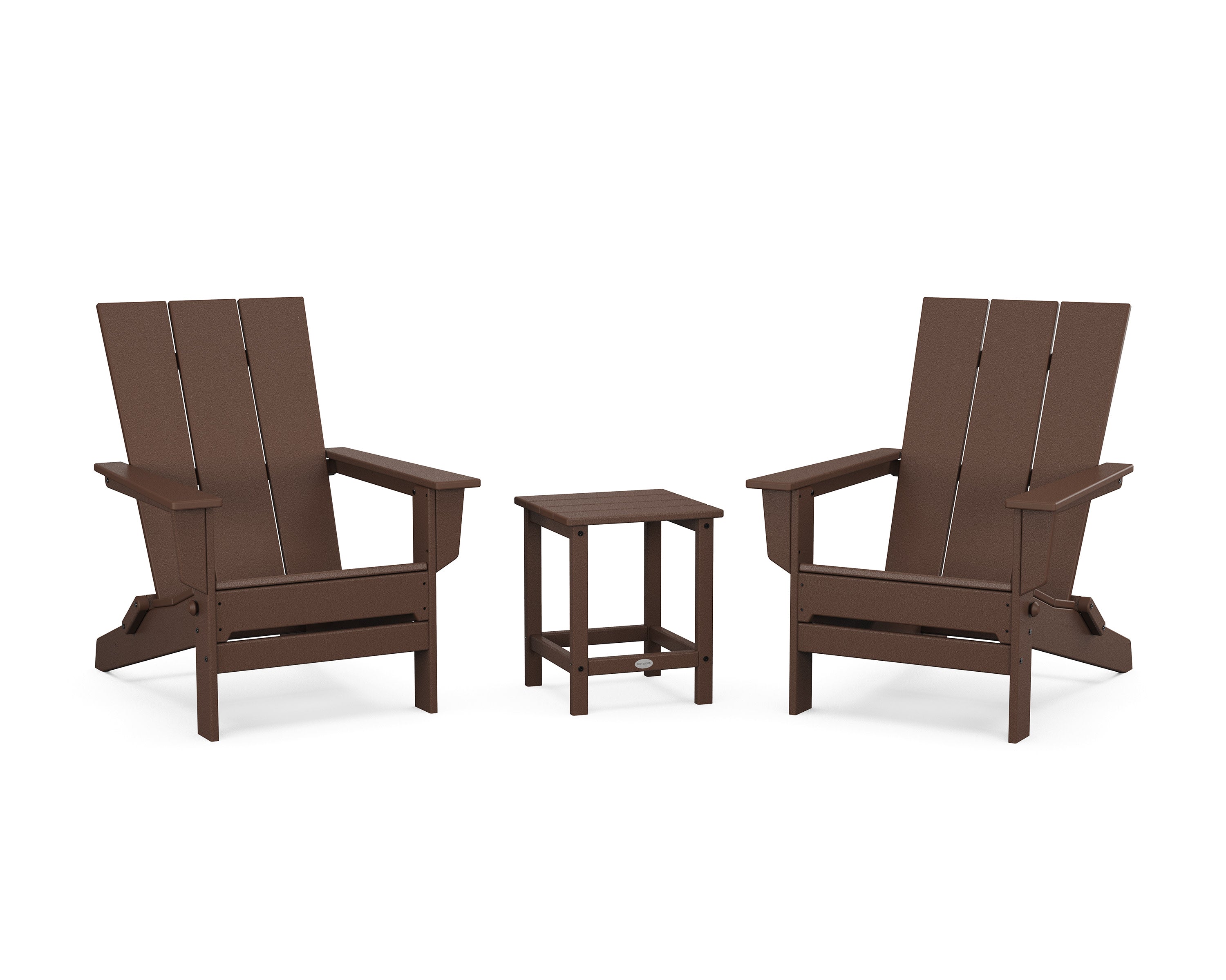 3-Piece Modern Studio Folding Adirondack Set