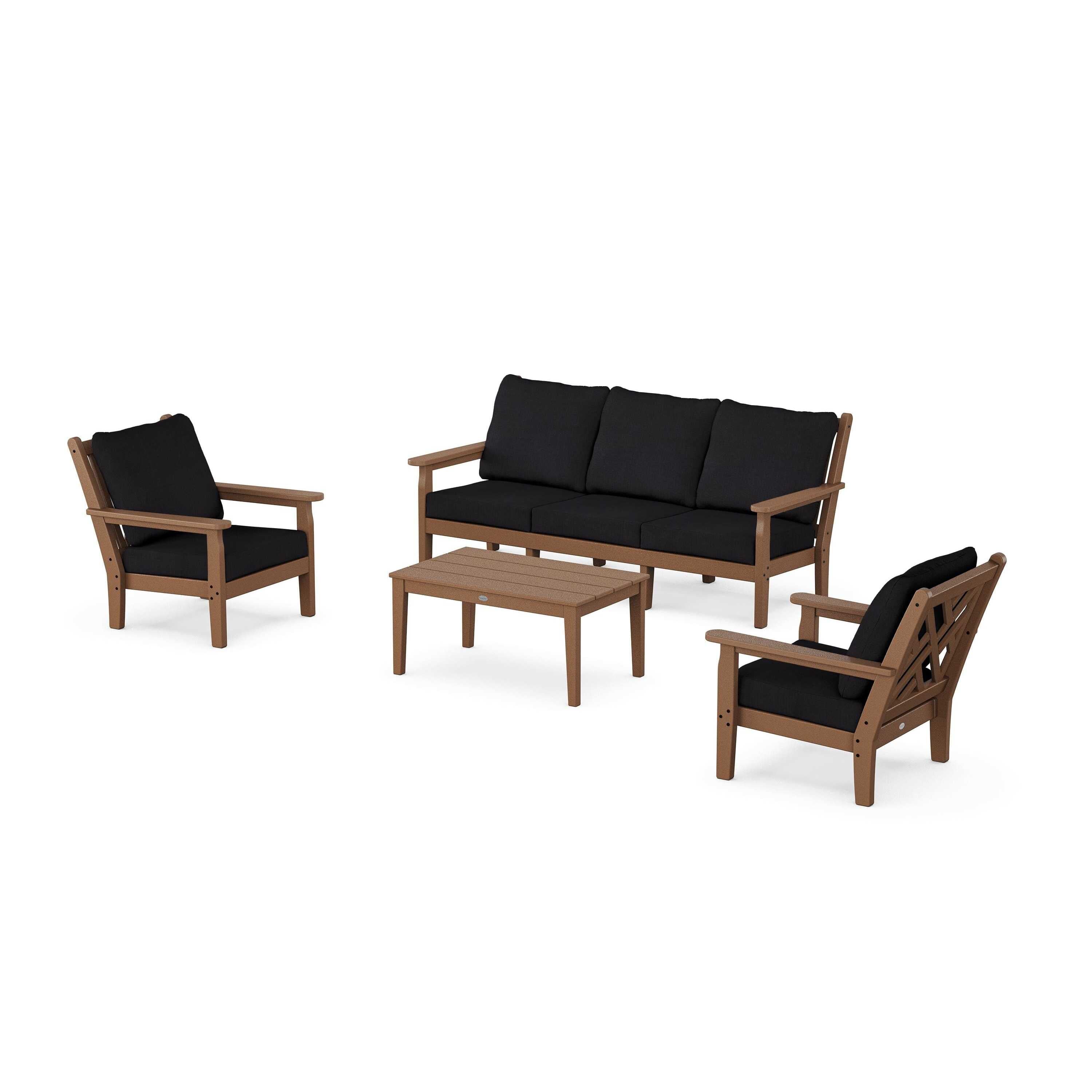 Chippendale 4-Piece Deep Seating Set with Sofa