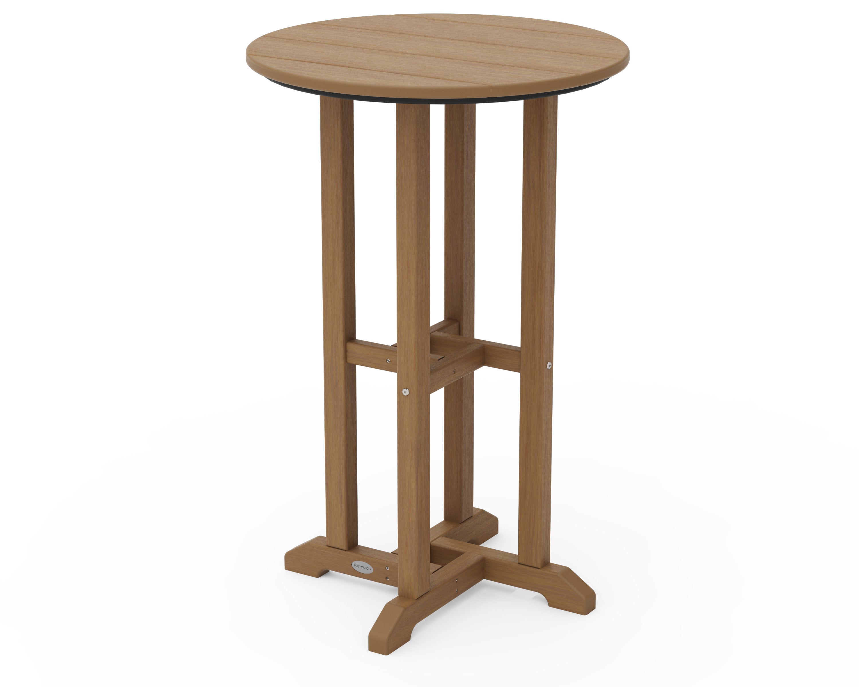 24" Round Farmhouse Counter Bistro Table