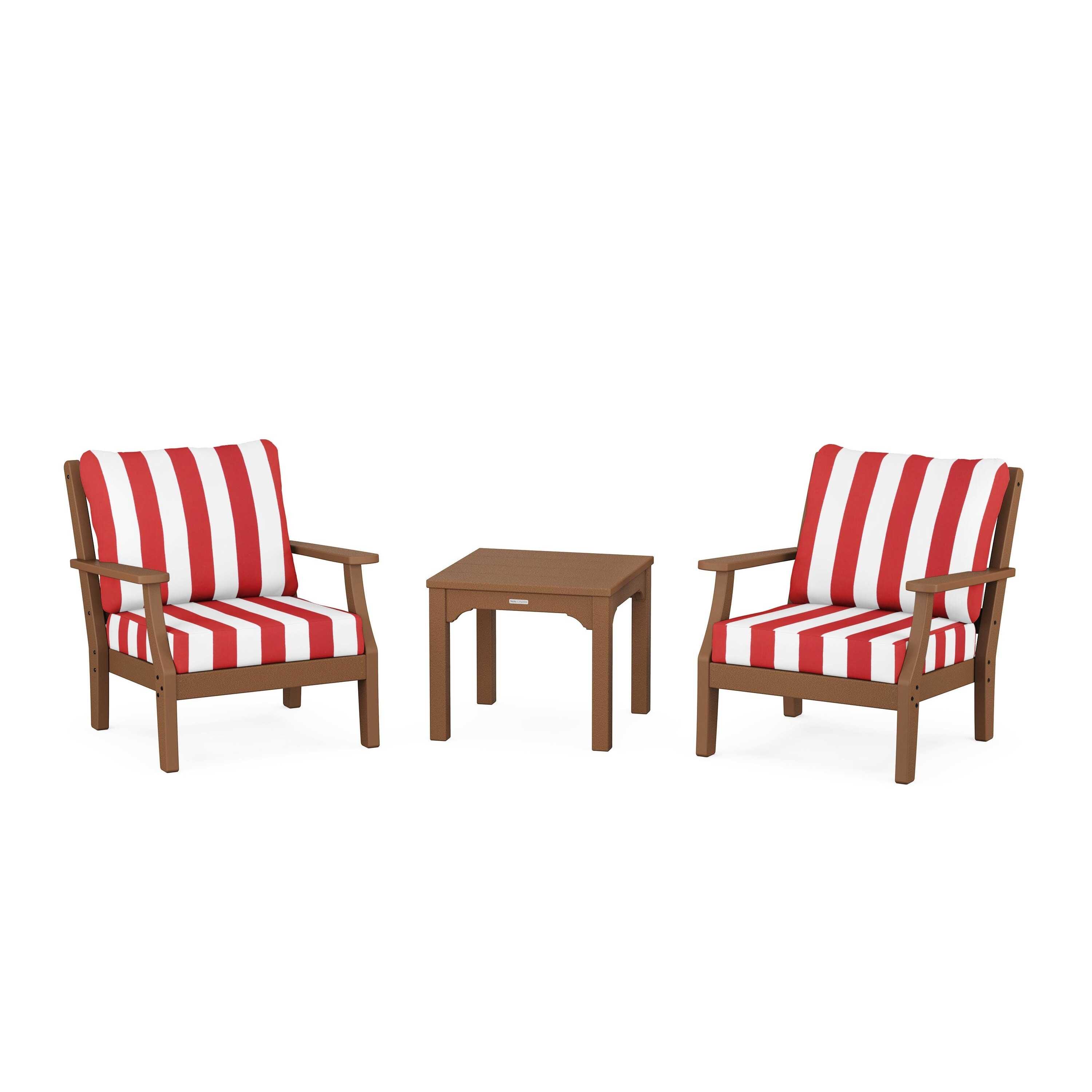 Chinoiserie 3-Piece Deep Seating Set