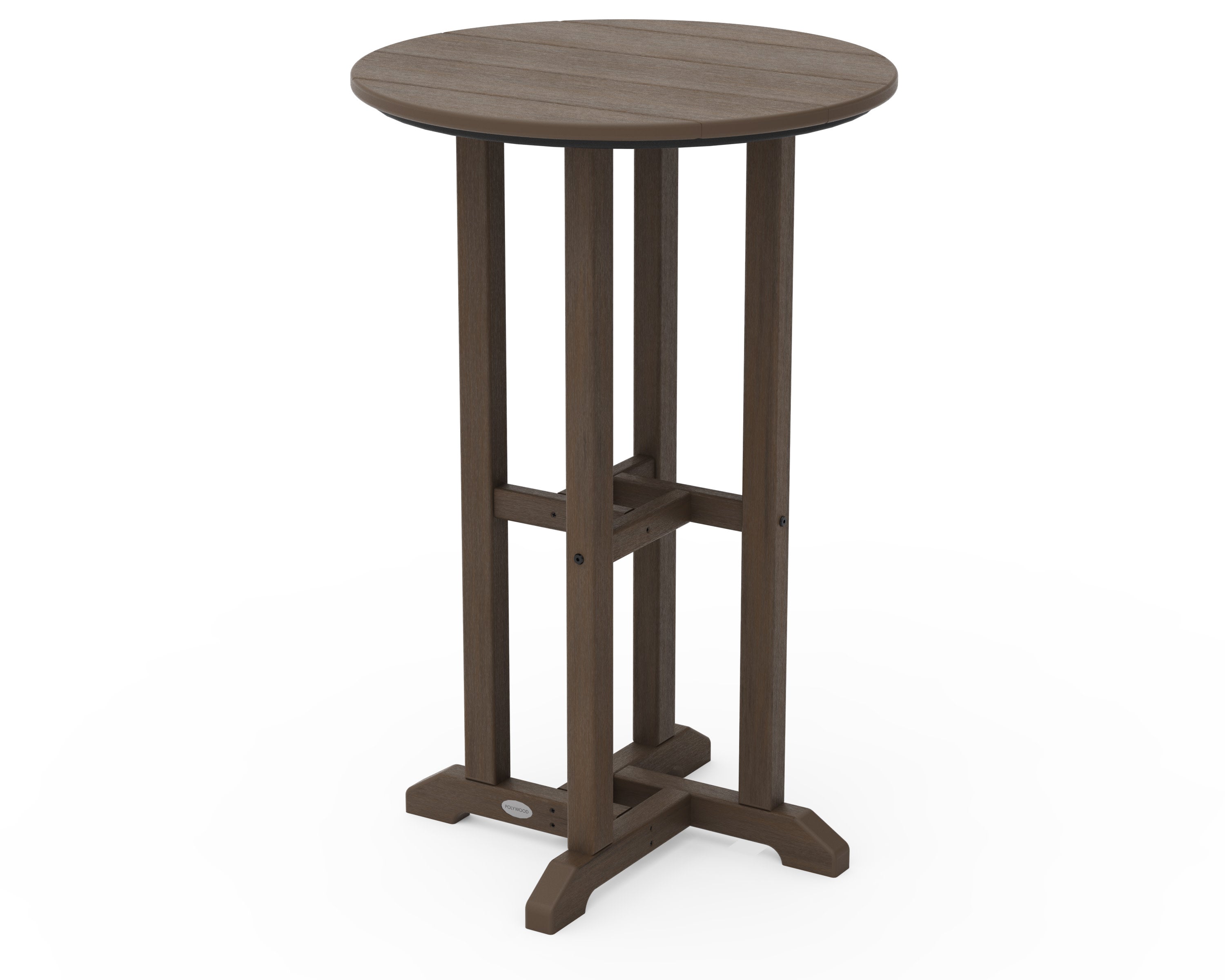 24" Round Farmhouse Counter Bistro Table