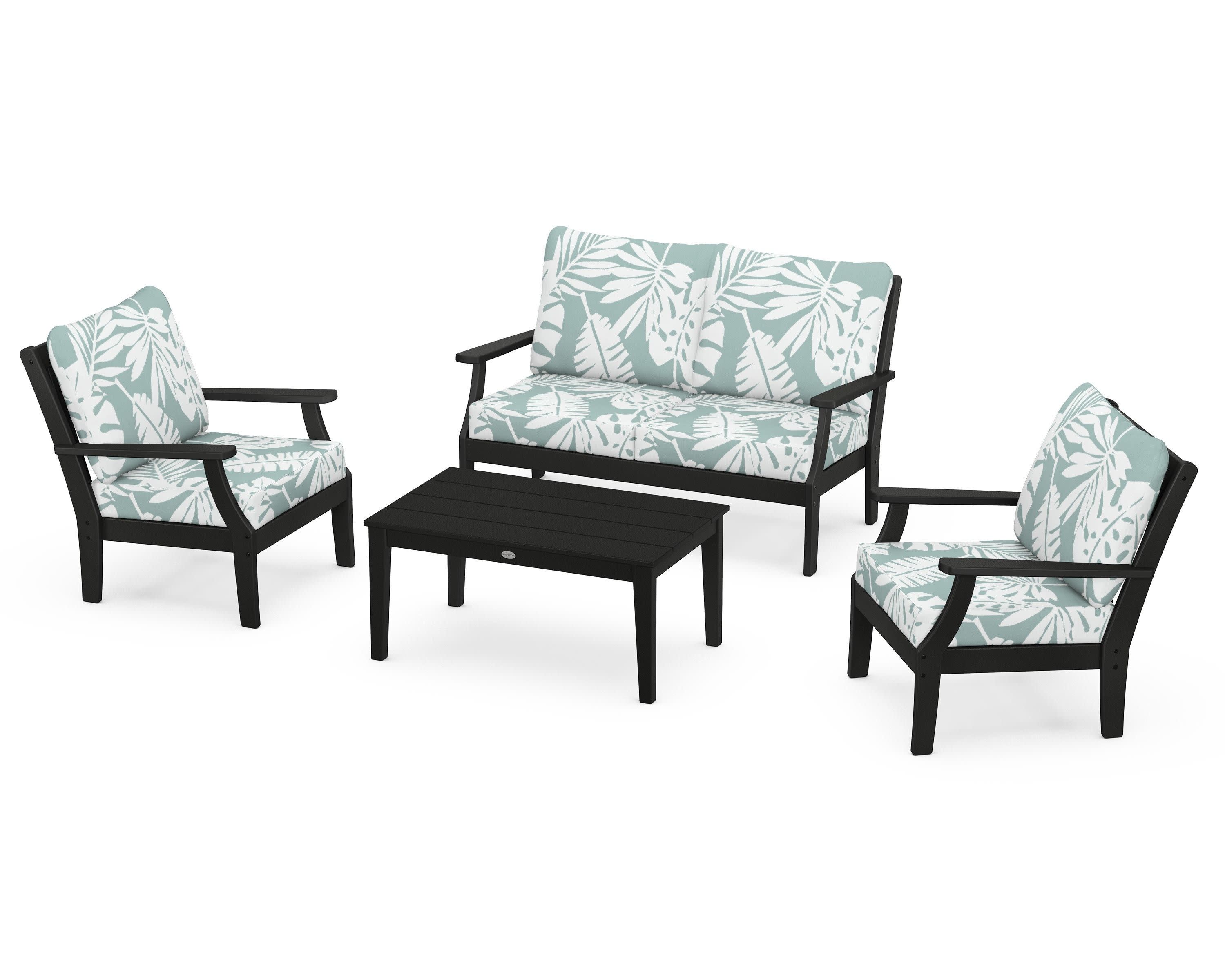 Braxton 4-Piece Deep Seating Chair Set