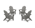 4-Piece Vineyard Grand Adirondack Chair Conversation Set