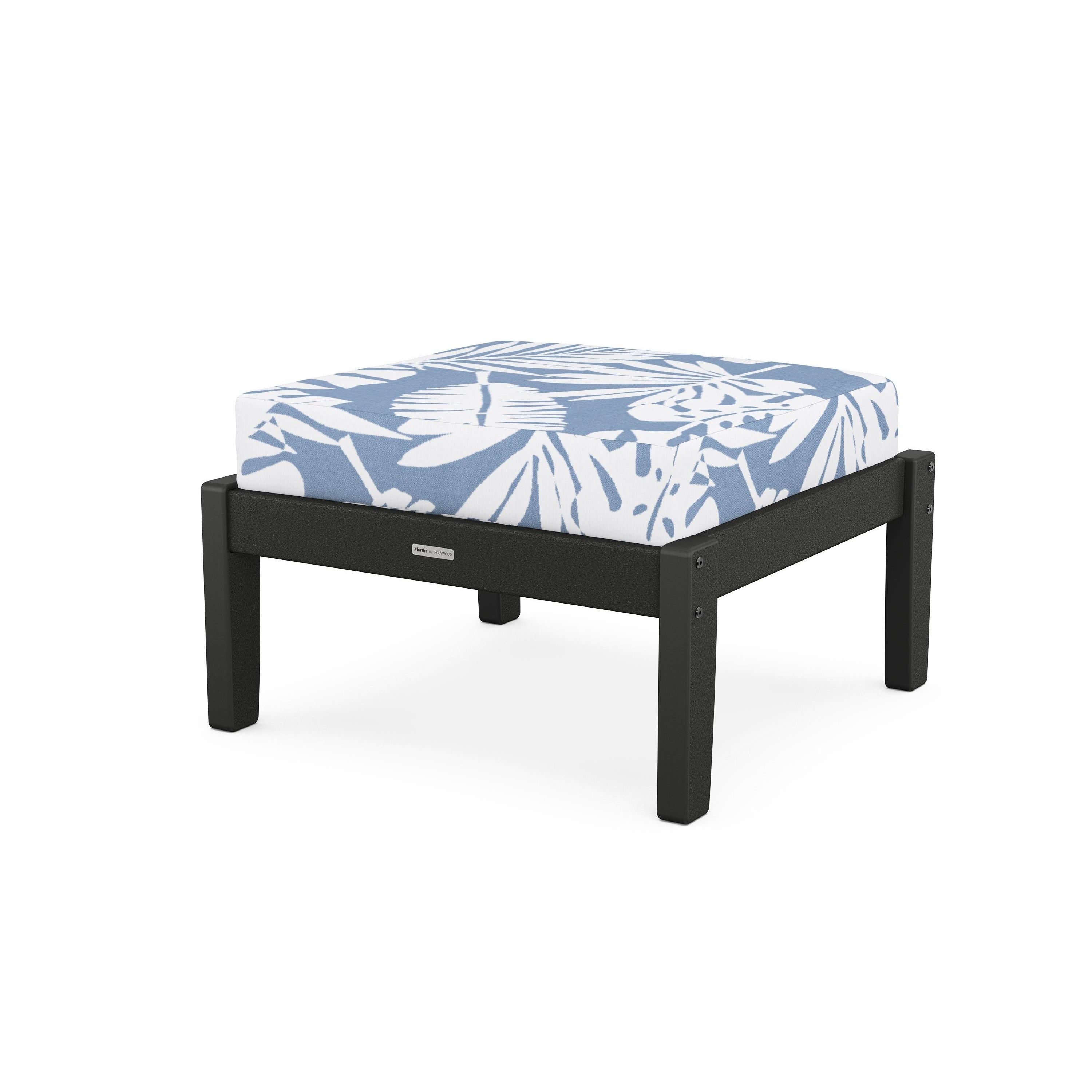 Chinoiserie Deep Seating Ottoman