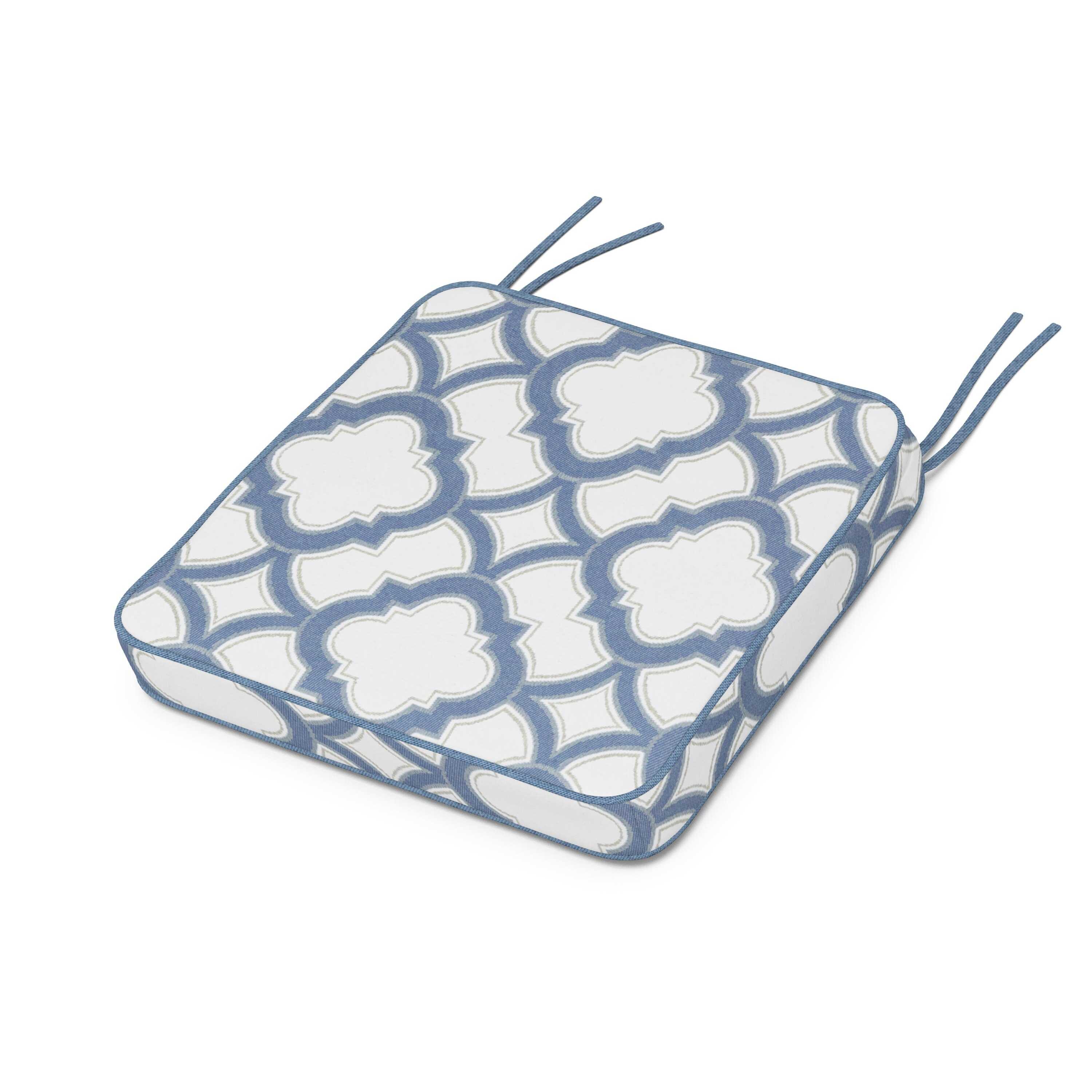 Chinoiserie Side Chair Seat Cushion