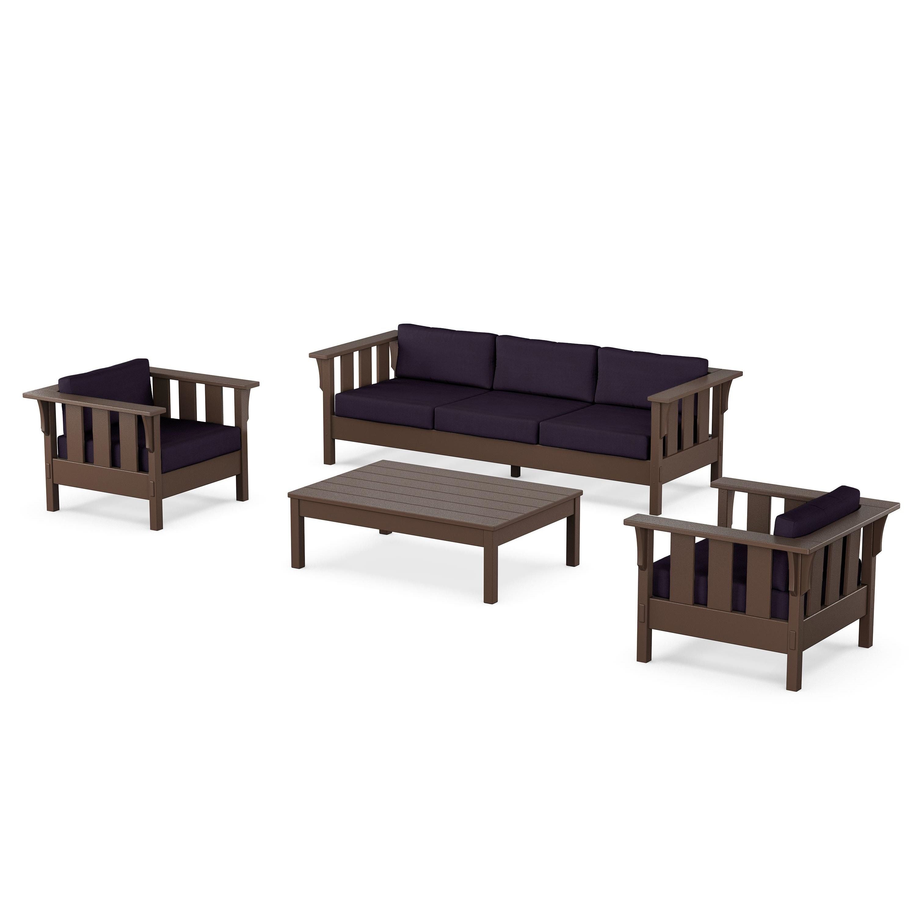 Acadia 4-Piece Deep Seating Set with Sofa