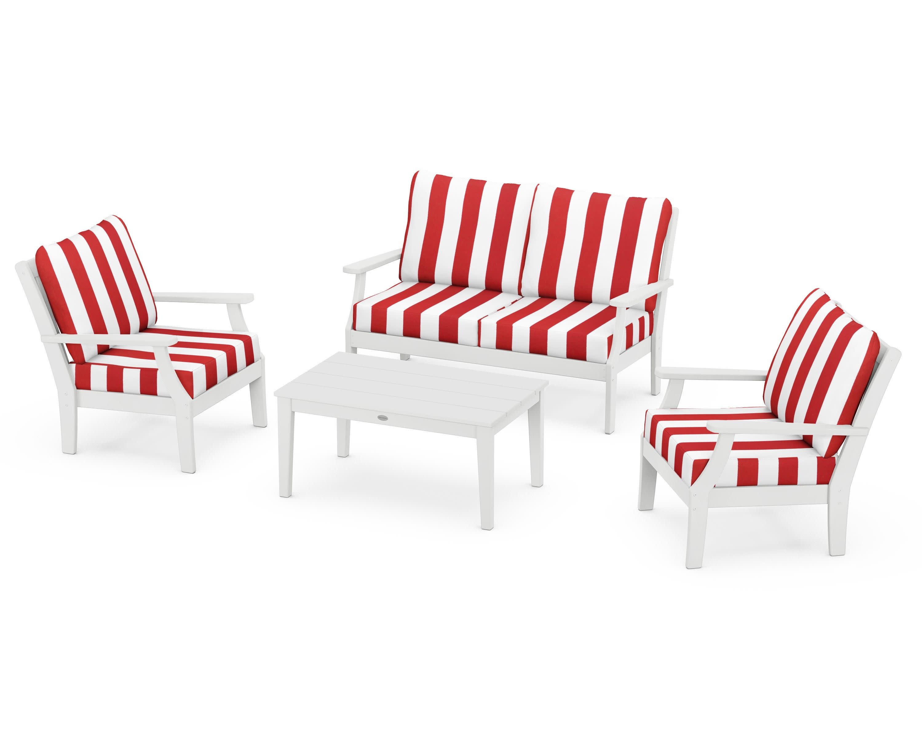 Braxton 4-Piece Deep Seating Chair Set