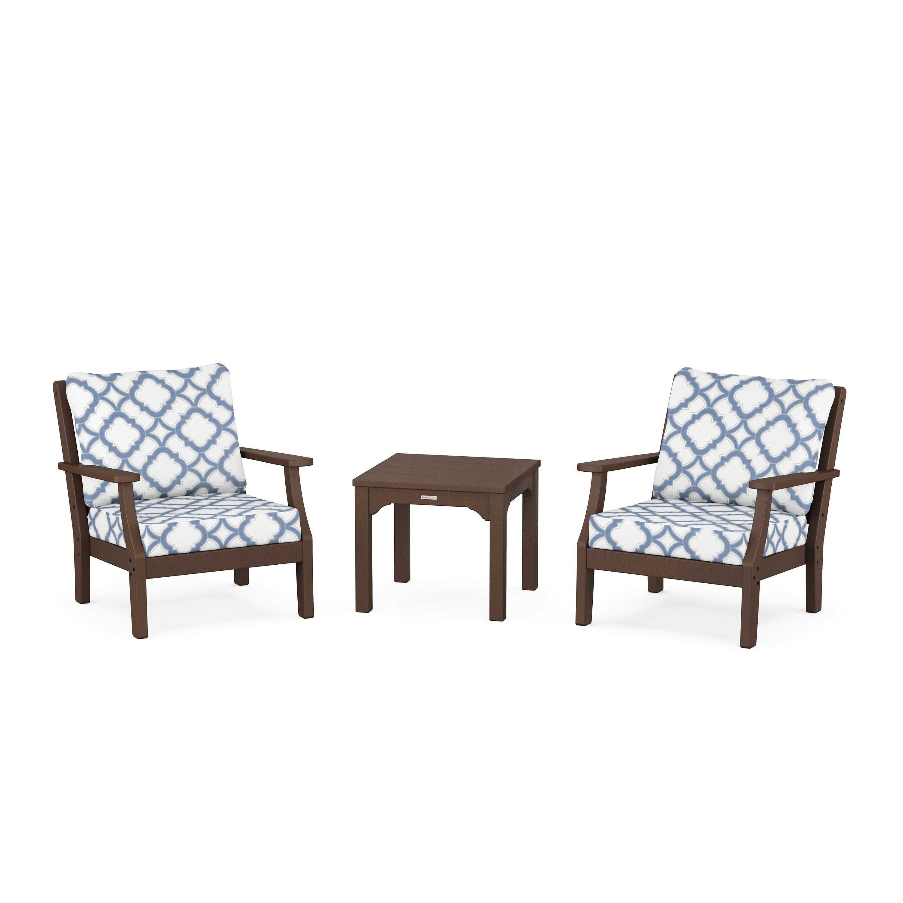 Chinoiserie 3-Piece Deep Seating Set