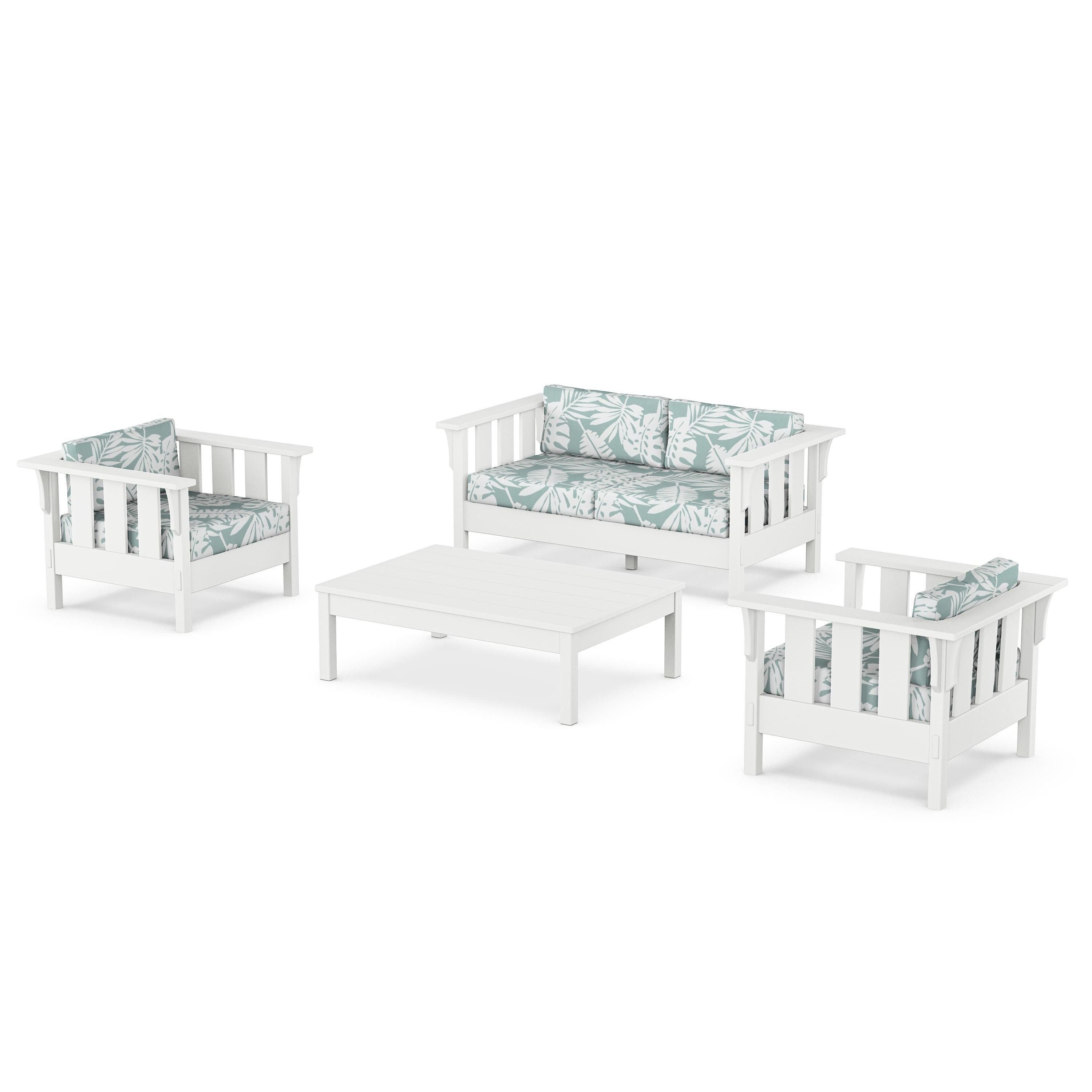 Acadia 4-Piece Deep Seating Set with Loveseat