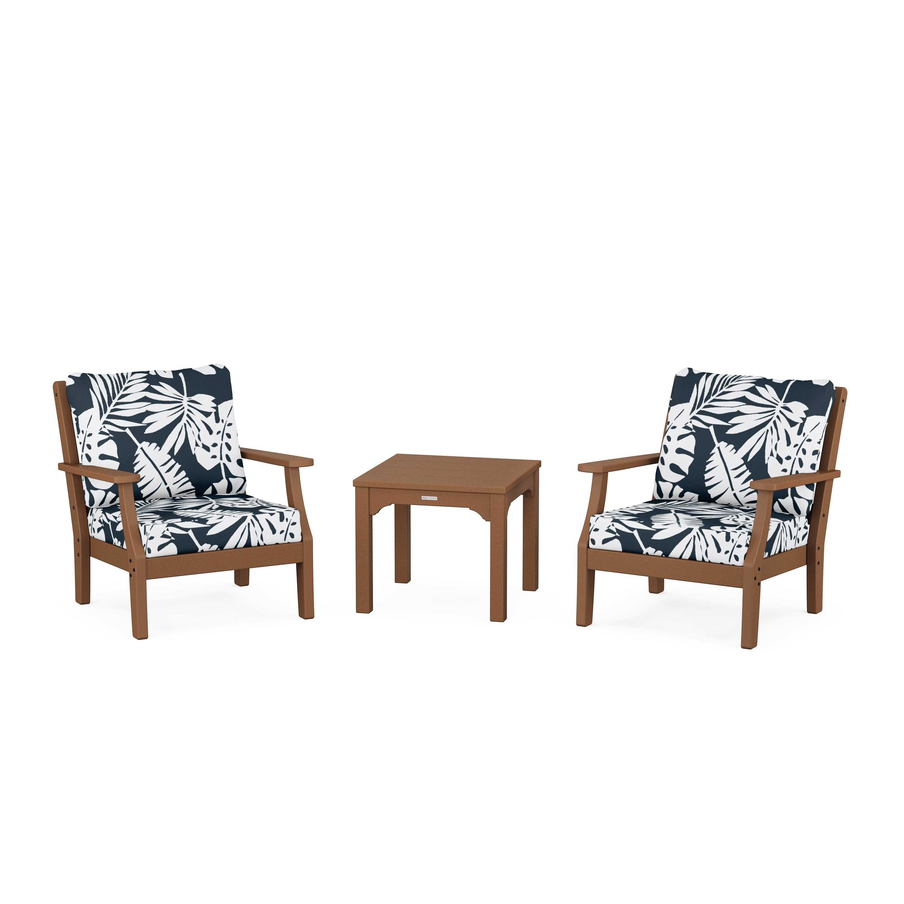 Chinoiserie 3-Piece Deep Seating Set