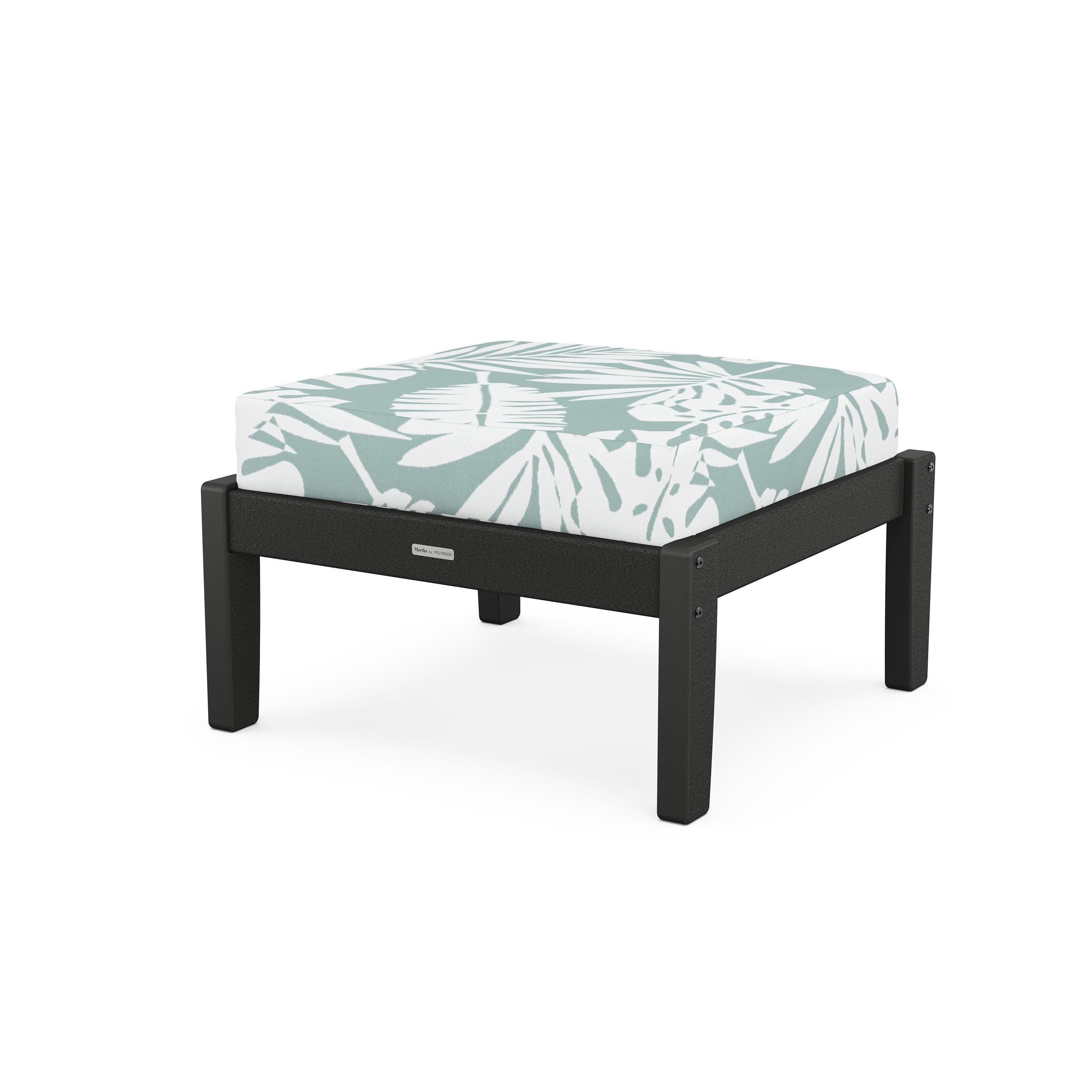 Chinoiserie Deep Seating Ottoman