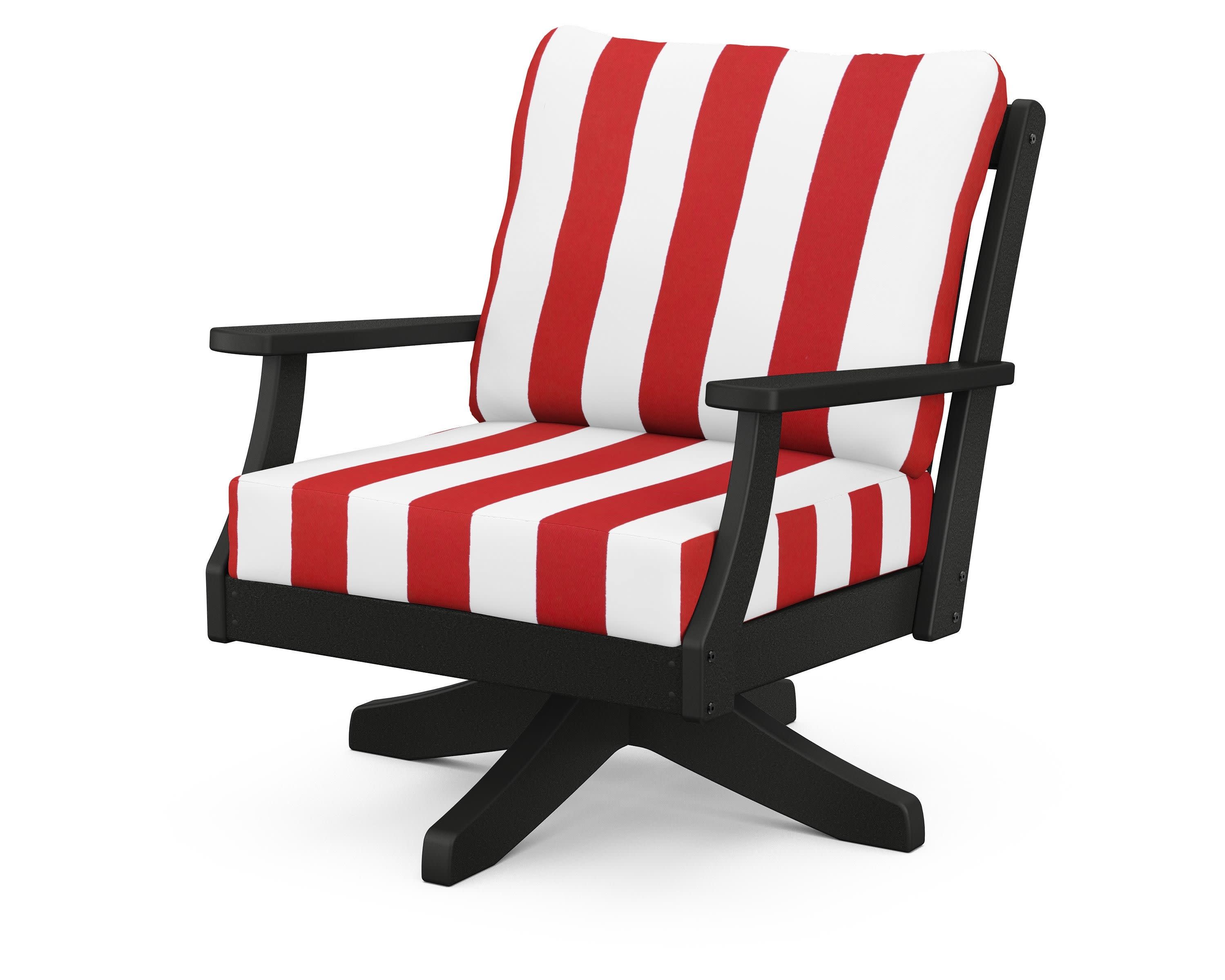 Braxton Deep Seating Swivel Chair