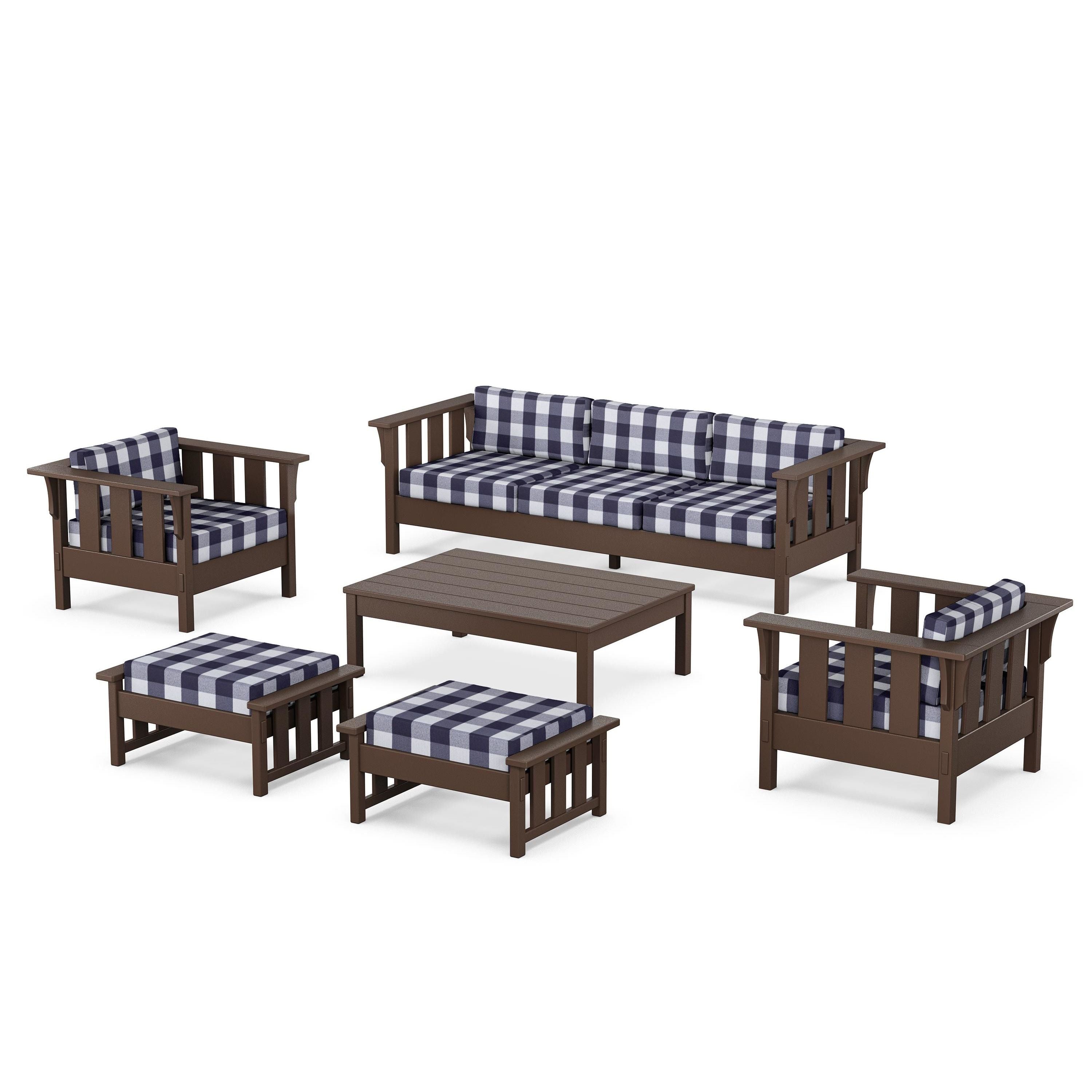 Acadia 6-Piece Lounge Sofa Set