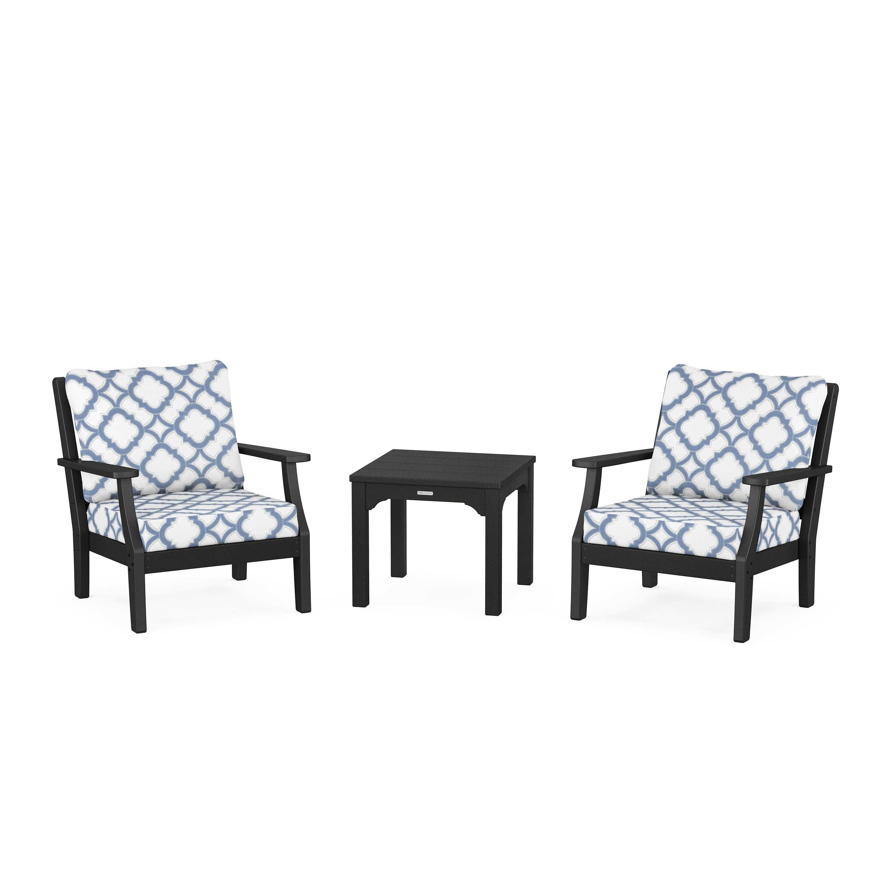 Chinoiserie 3-Piece Deep Seating Set
