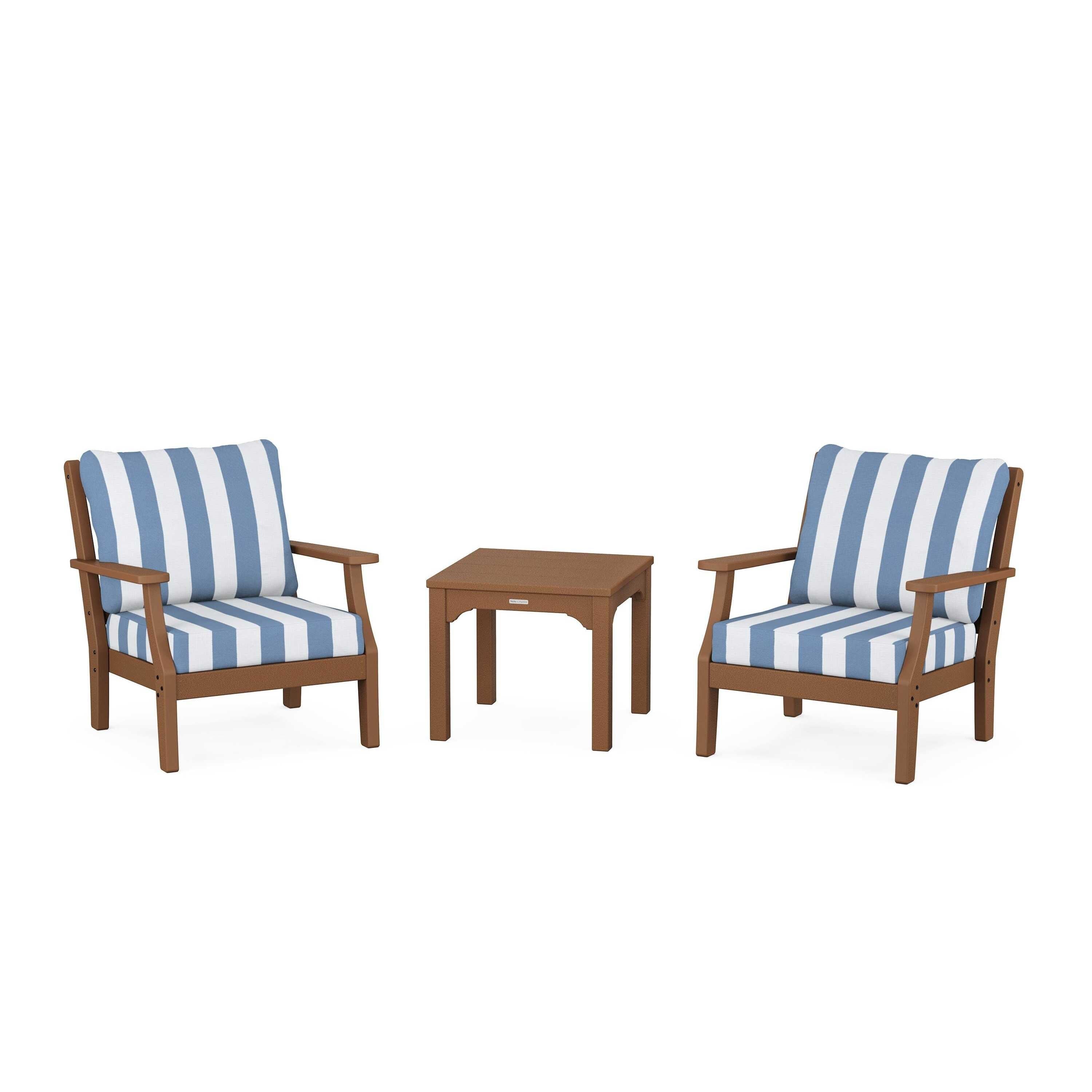 Chinoiserie 3-Piece Deep Seating Set