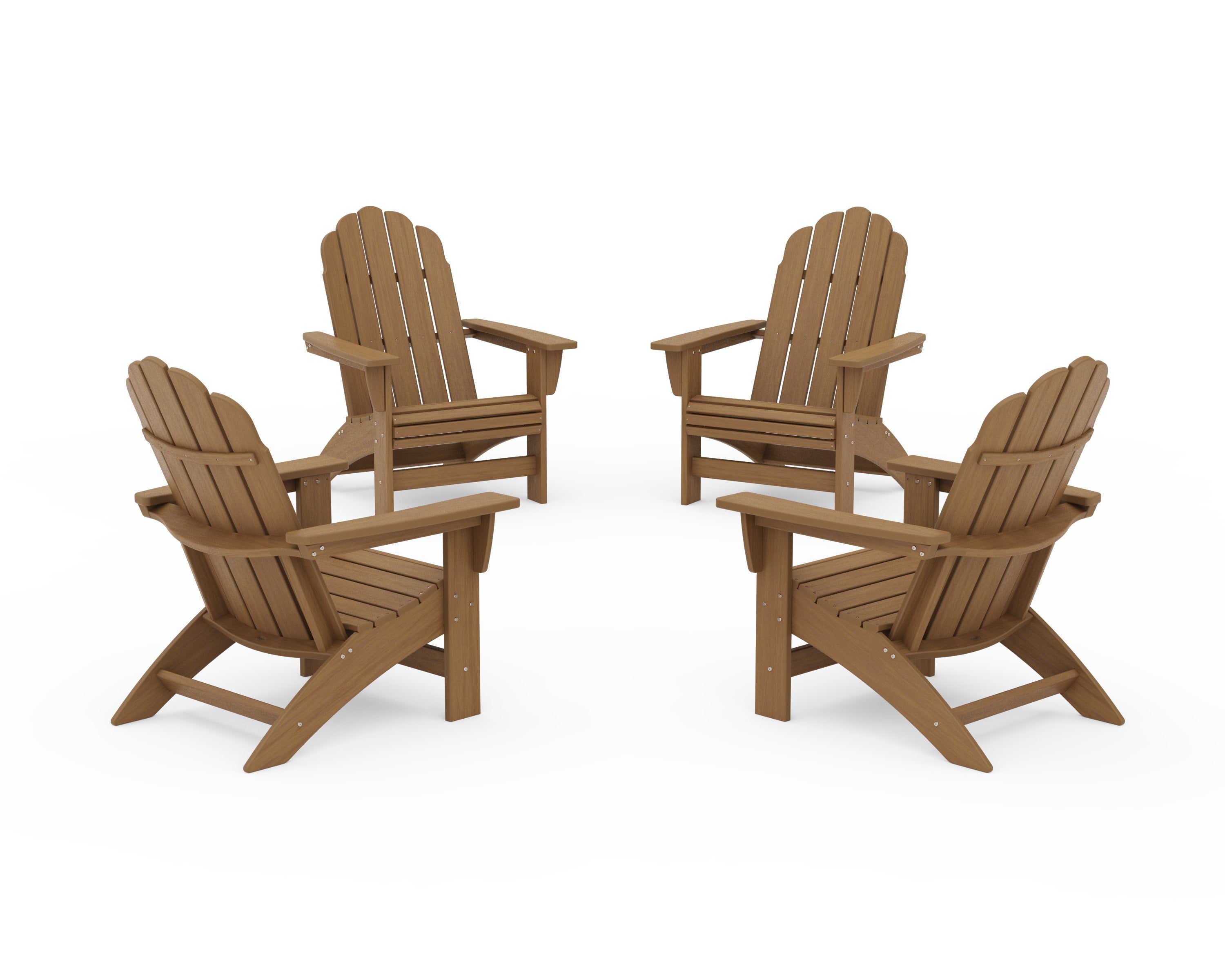 4-Piece Vineyard Grand Adirondack Chair Conversation Set