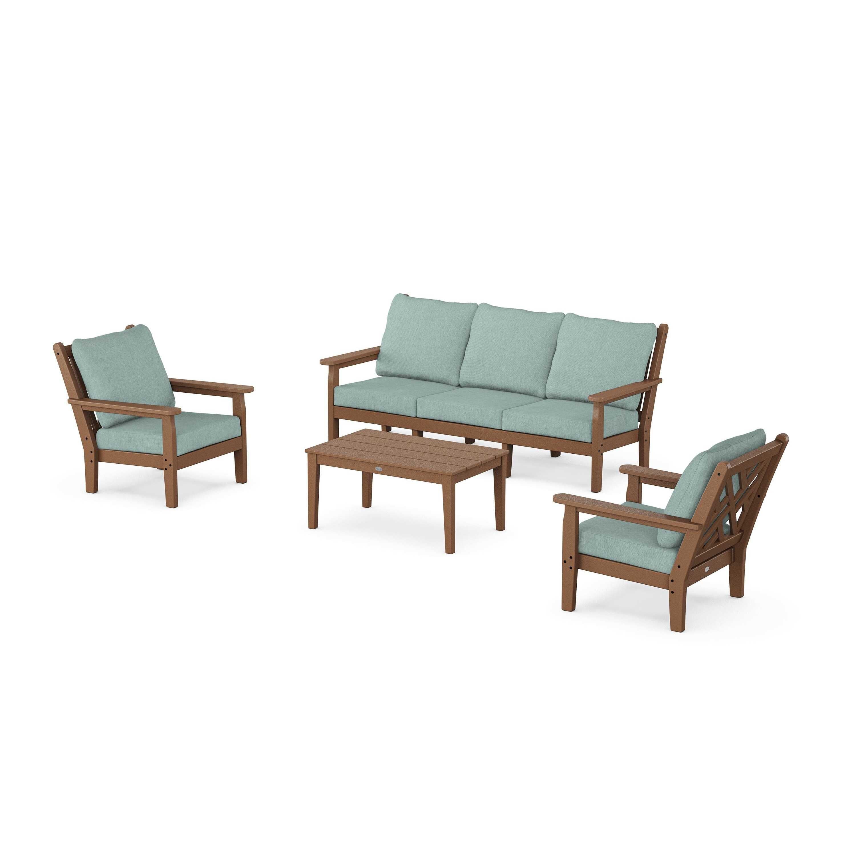 Chippendale 4-Piece Deep Seating Set with Sofa