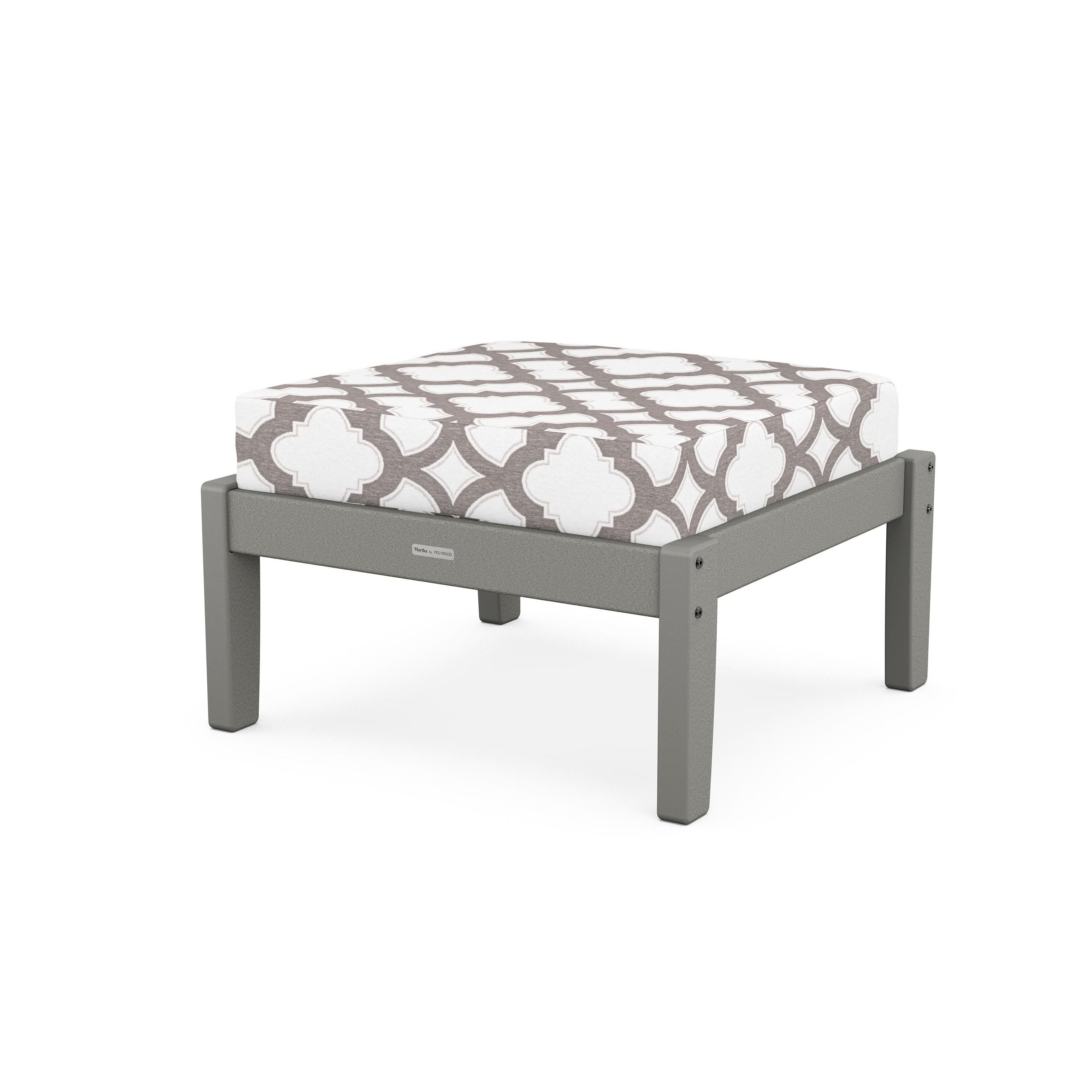 Chinoiserie Deep Seating Ottoman