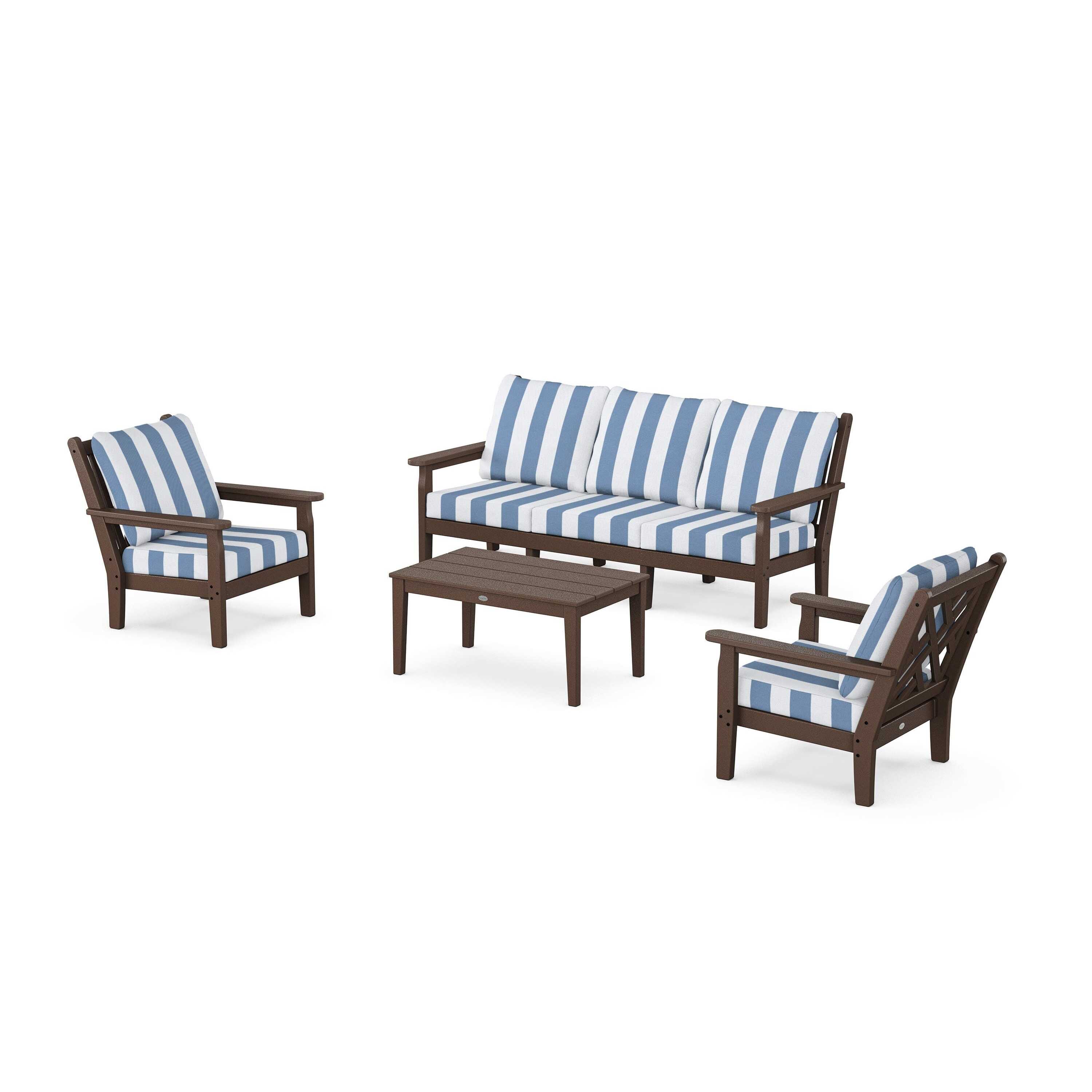 Chippendale 4-Piece Deep Seating Set with Sofa