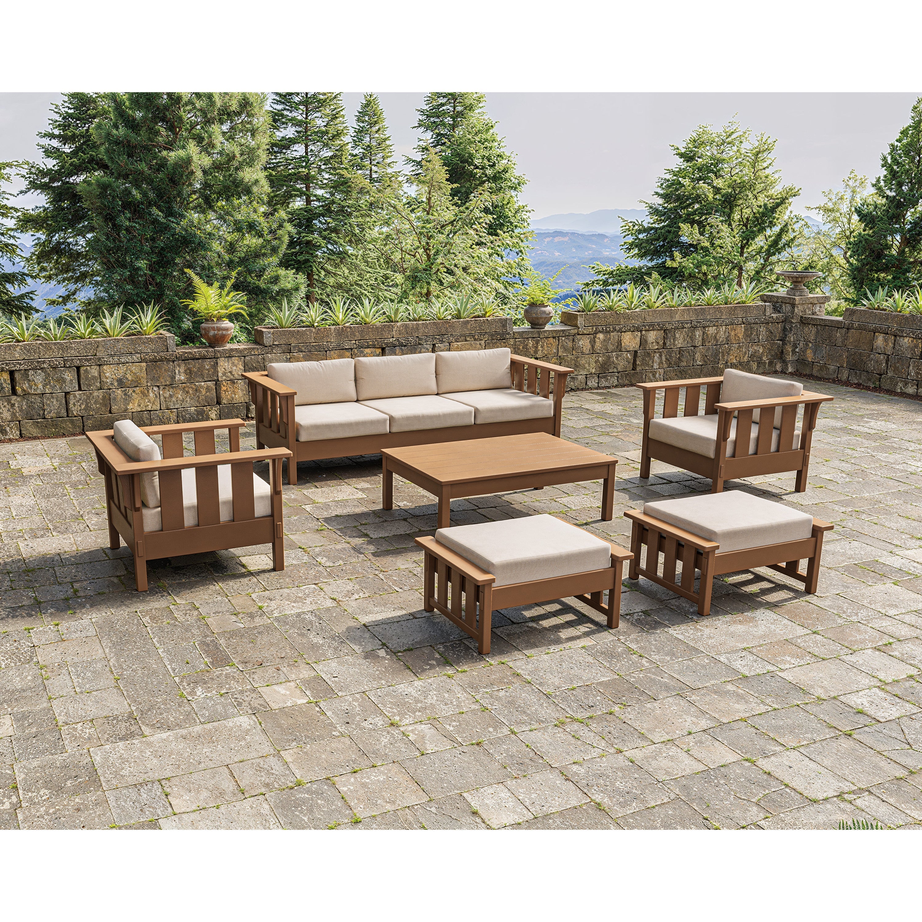 Acadia 6-Piece Lounge Sofa Set