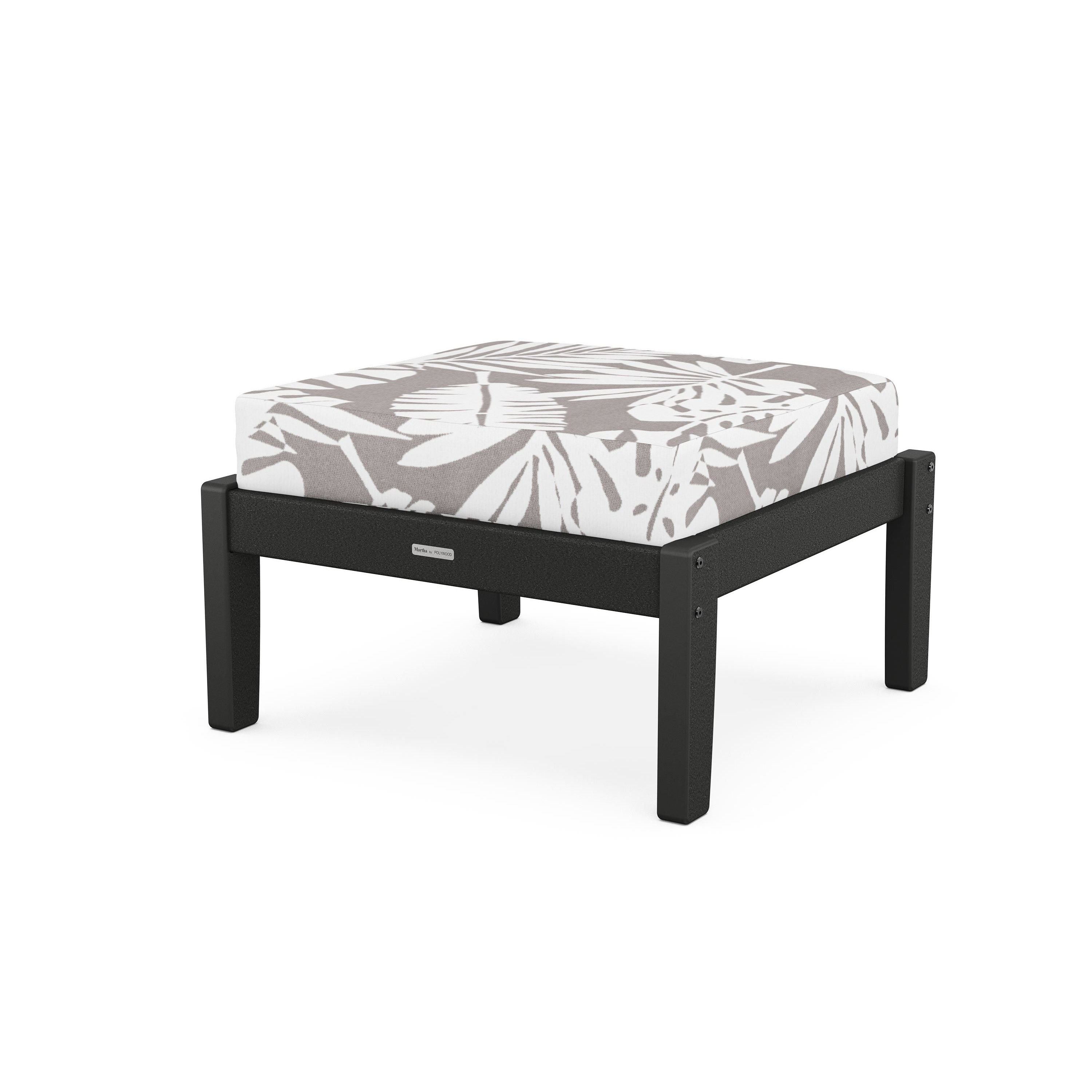 Chinoiserie Deep Seating Ottoman