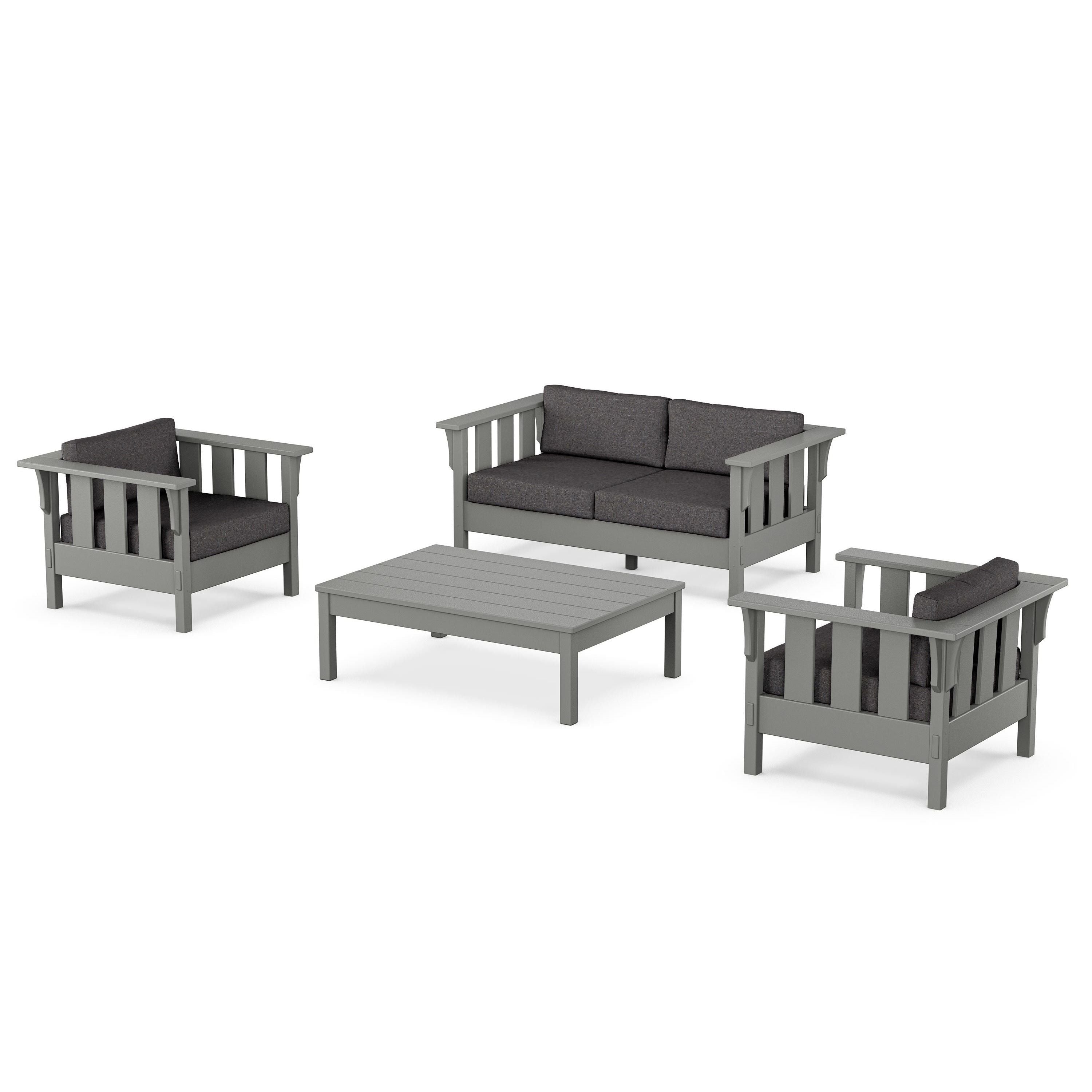 Acadia 4-Piece Deep Seating Set with Loveseat