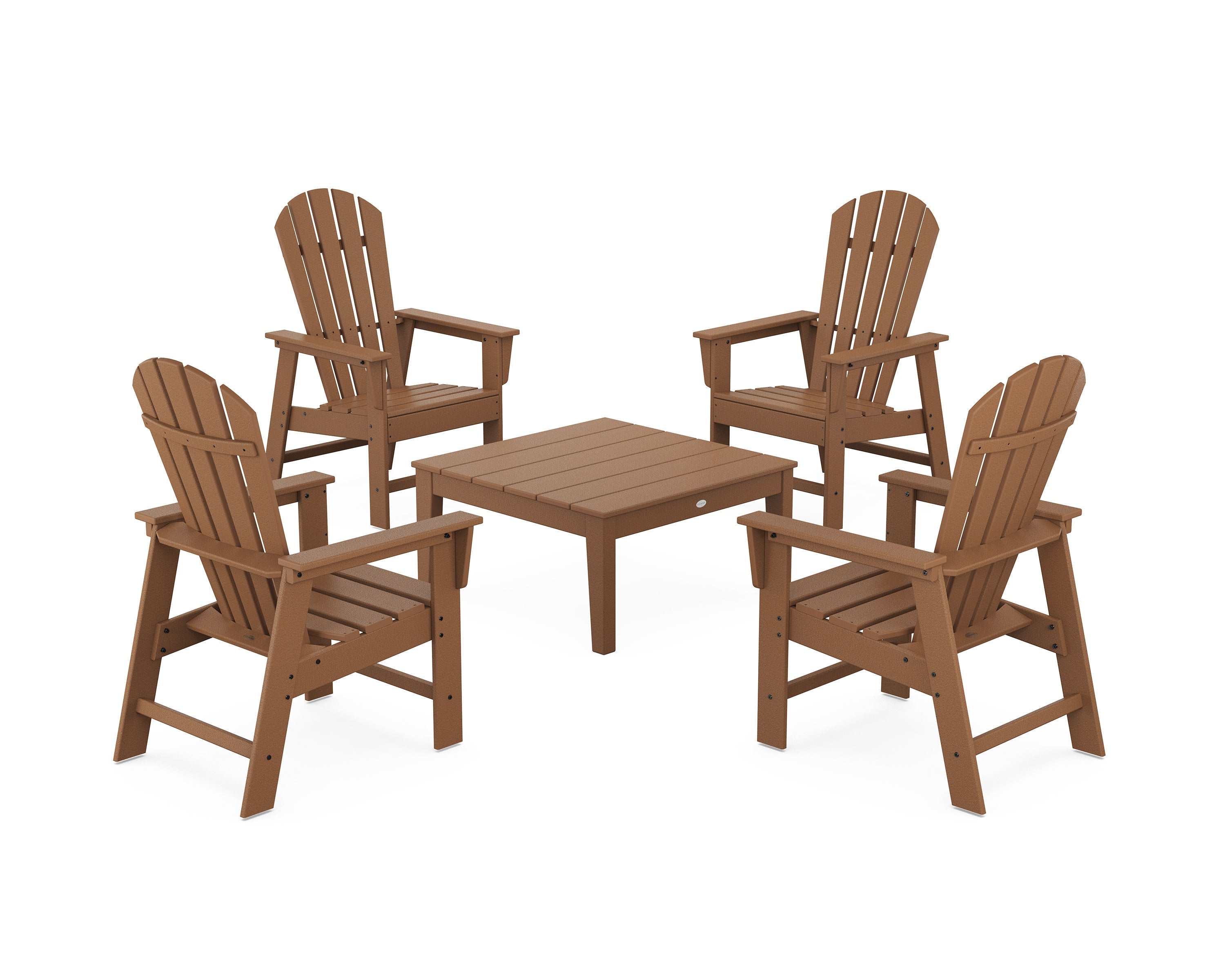 5-Piece South Beach Casual Chair Conversation Set with 36" Conversation Table
