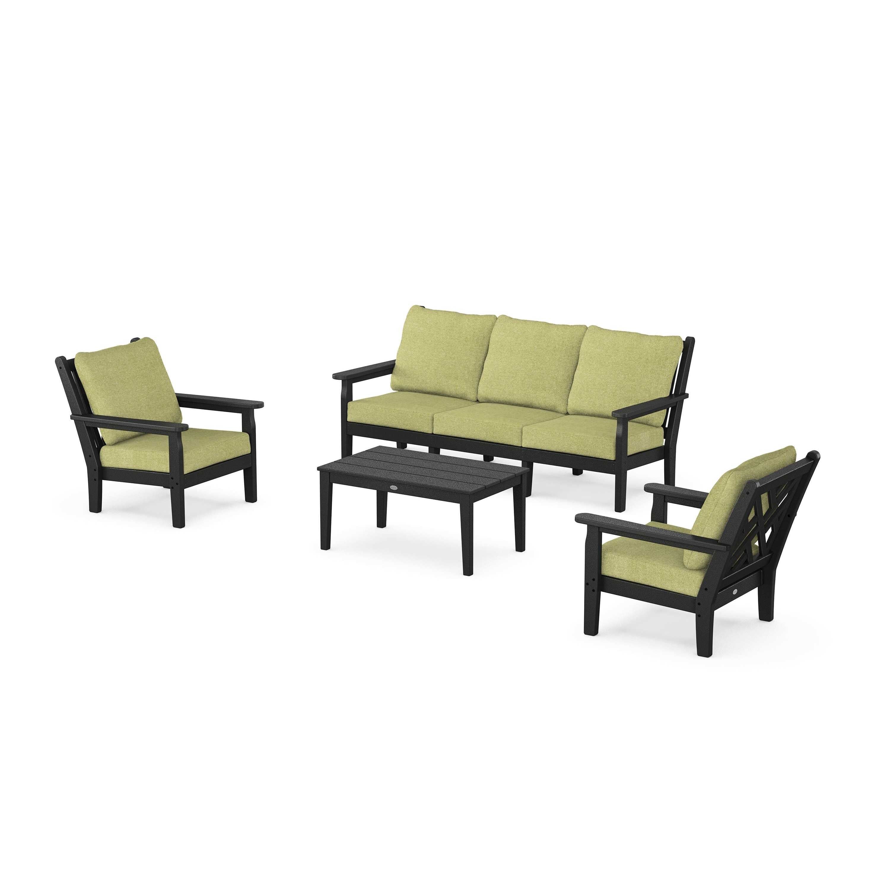Chippendale 4-Piece Deep Seating Set with Sofa