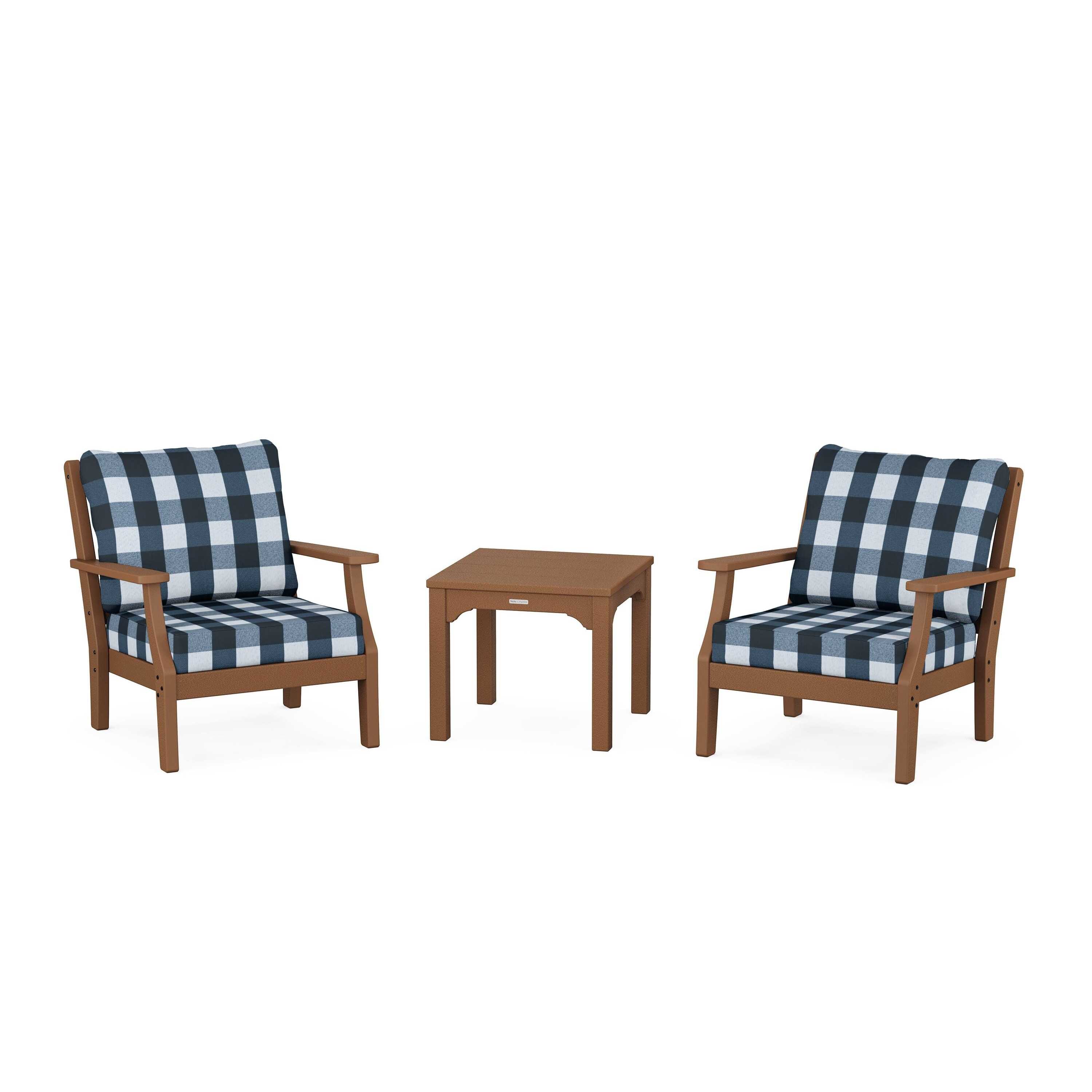 Chinoiserie 3-Piece Deep Seating Set