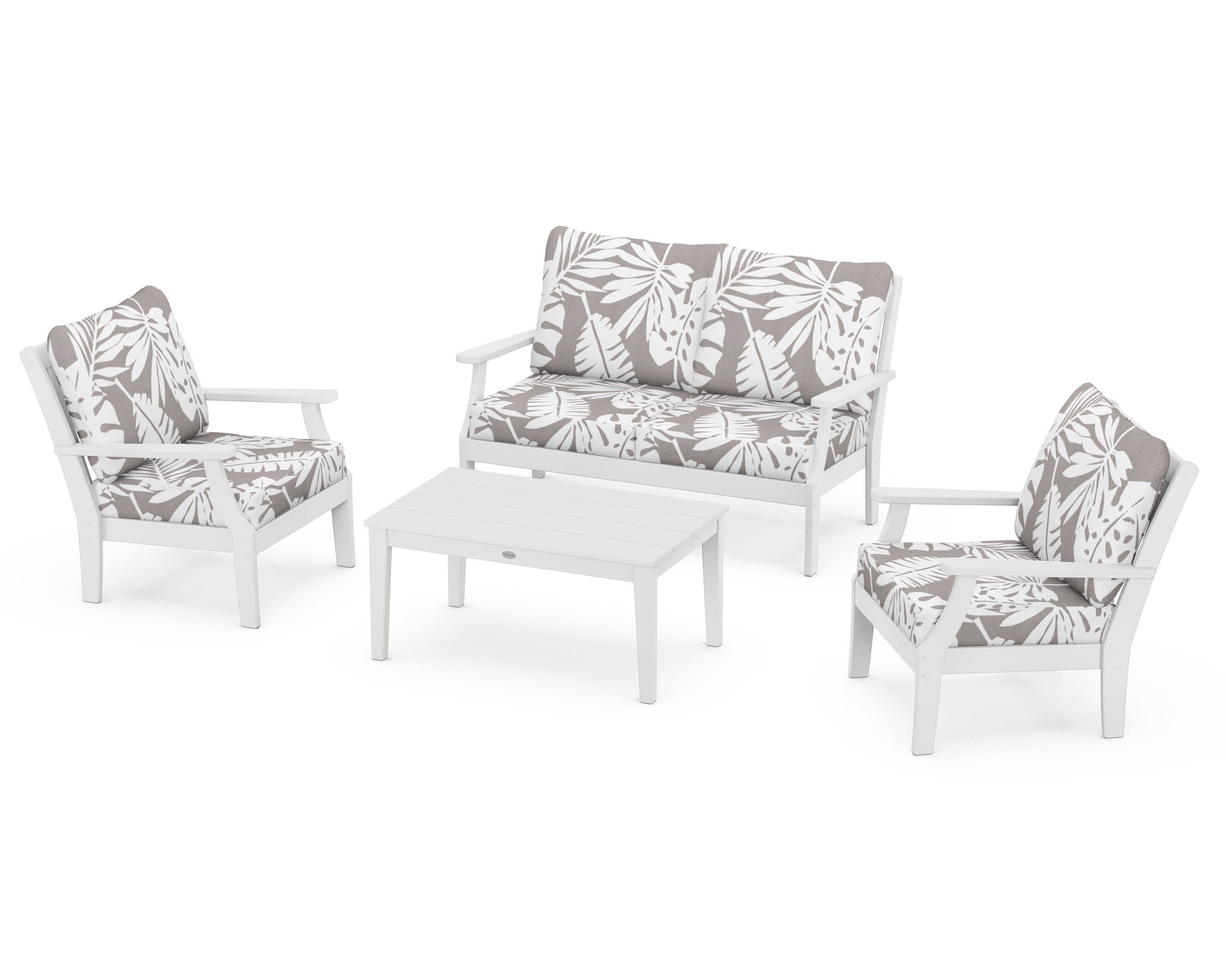 Braxton 4-Piece Deep Seating Chair Set