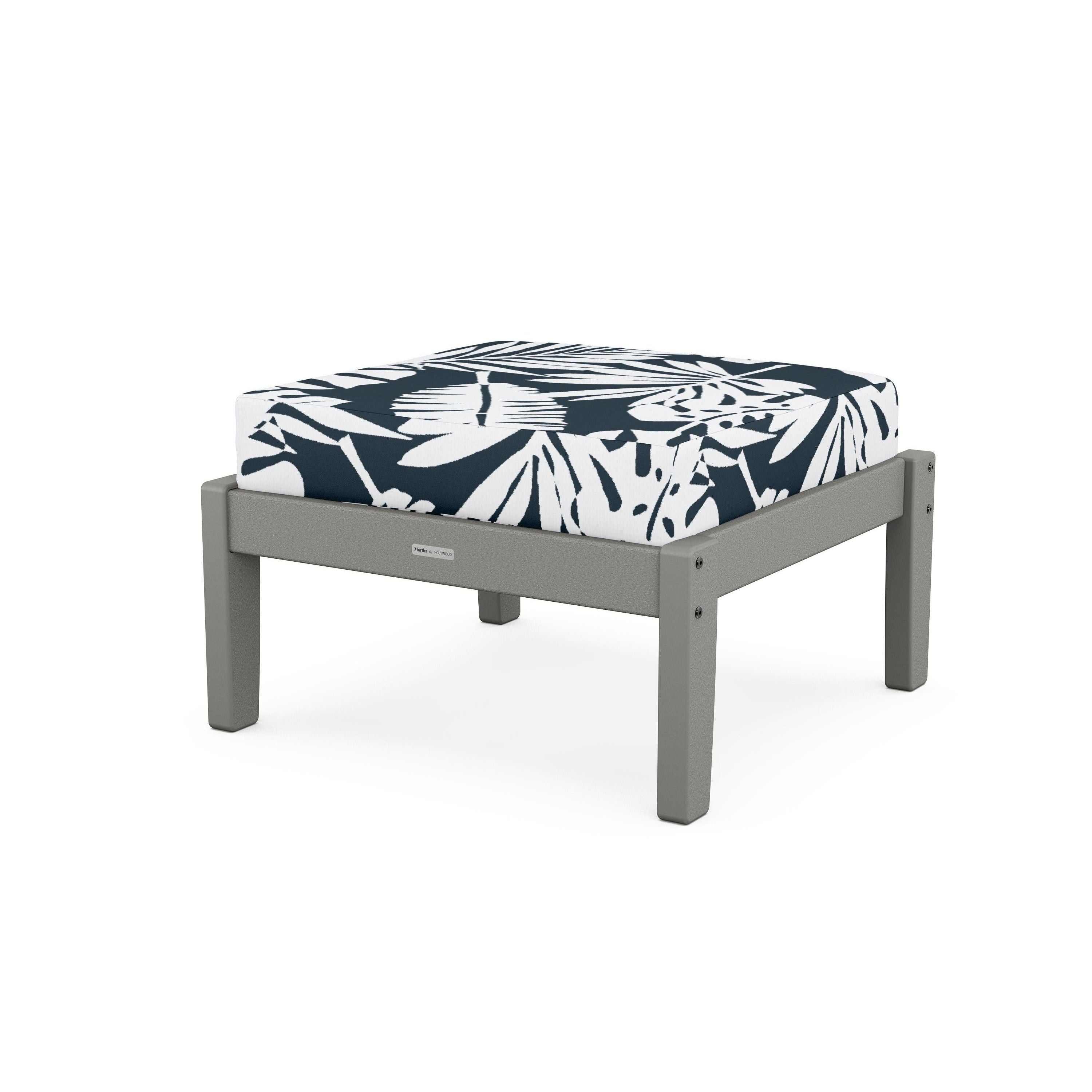 Chinoiserie Deep Seating Ottoman