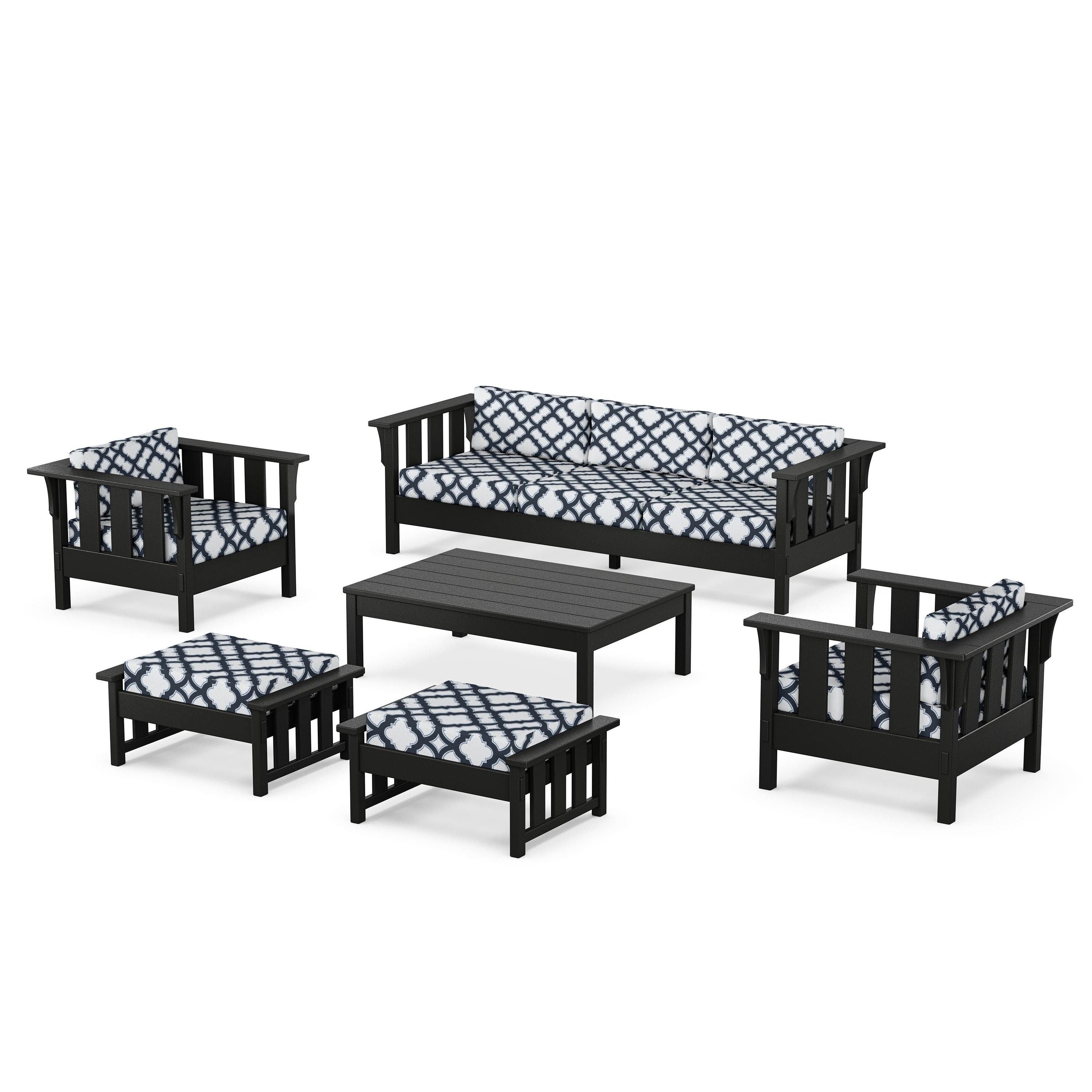 Acadia 6-Piece Lounge Sofa Set