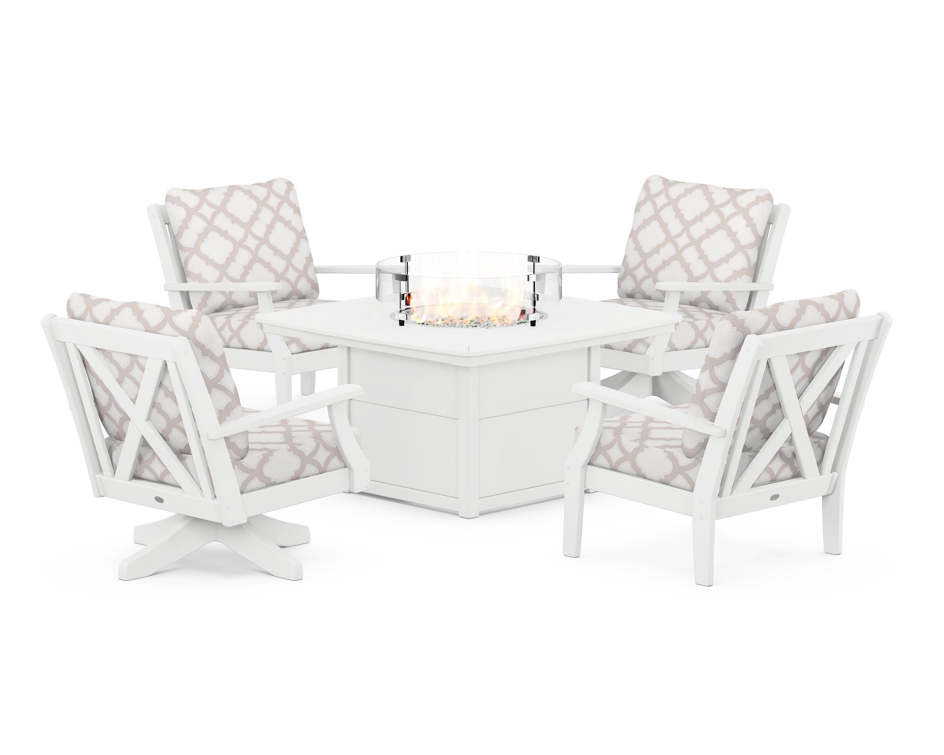 Braxton 5-Piece Deep Seating Set with Fire Table