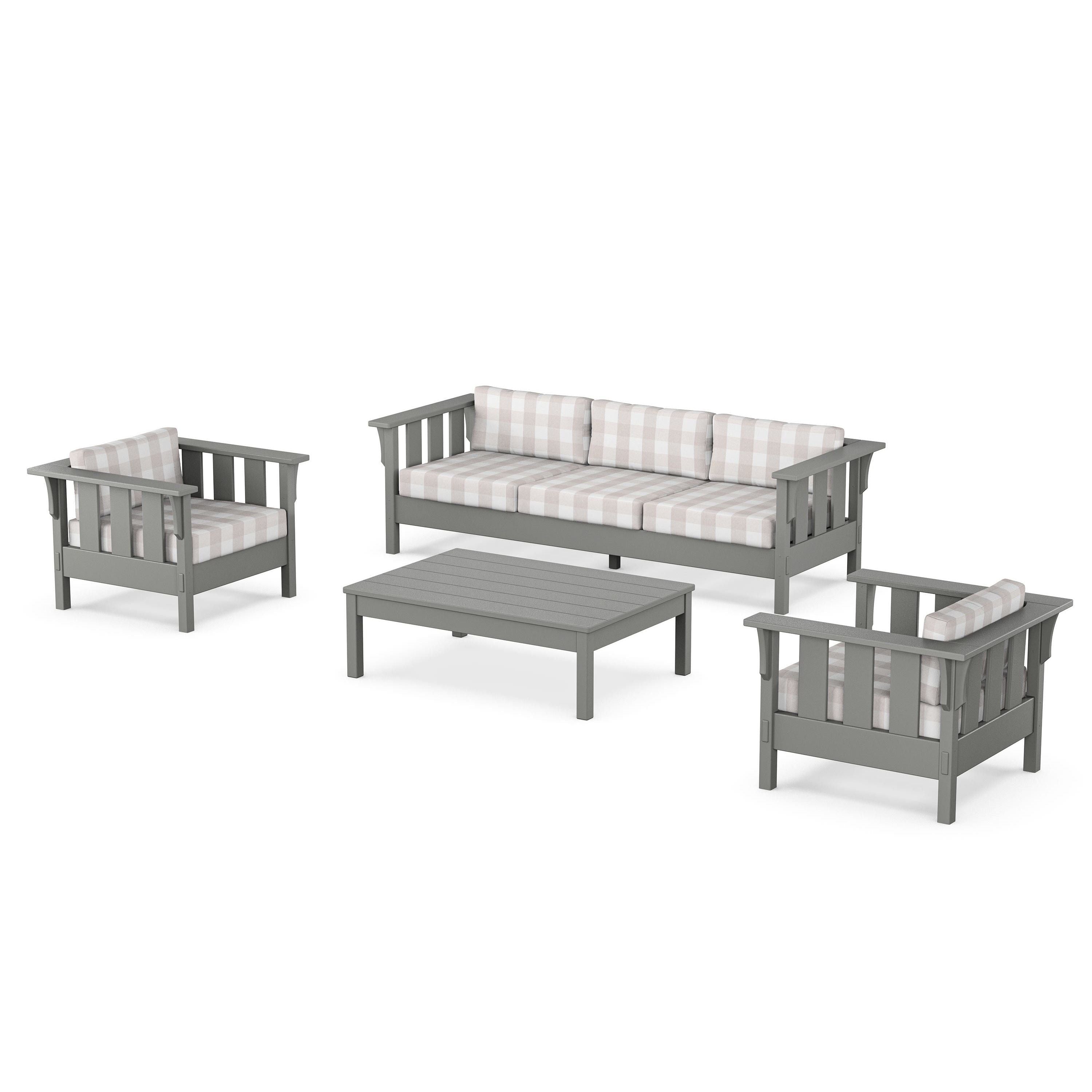 Acadia 4-Piece Deep Seating Set with Sofa