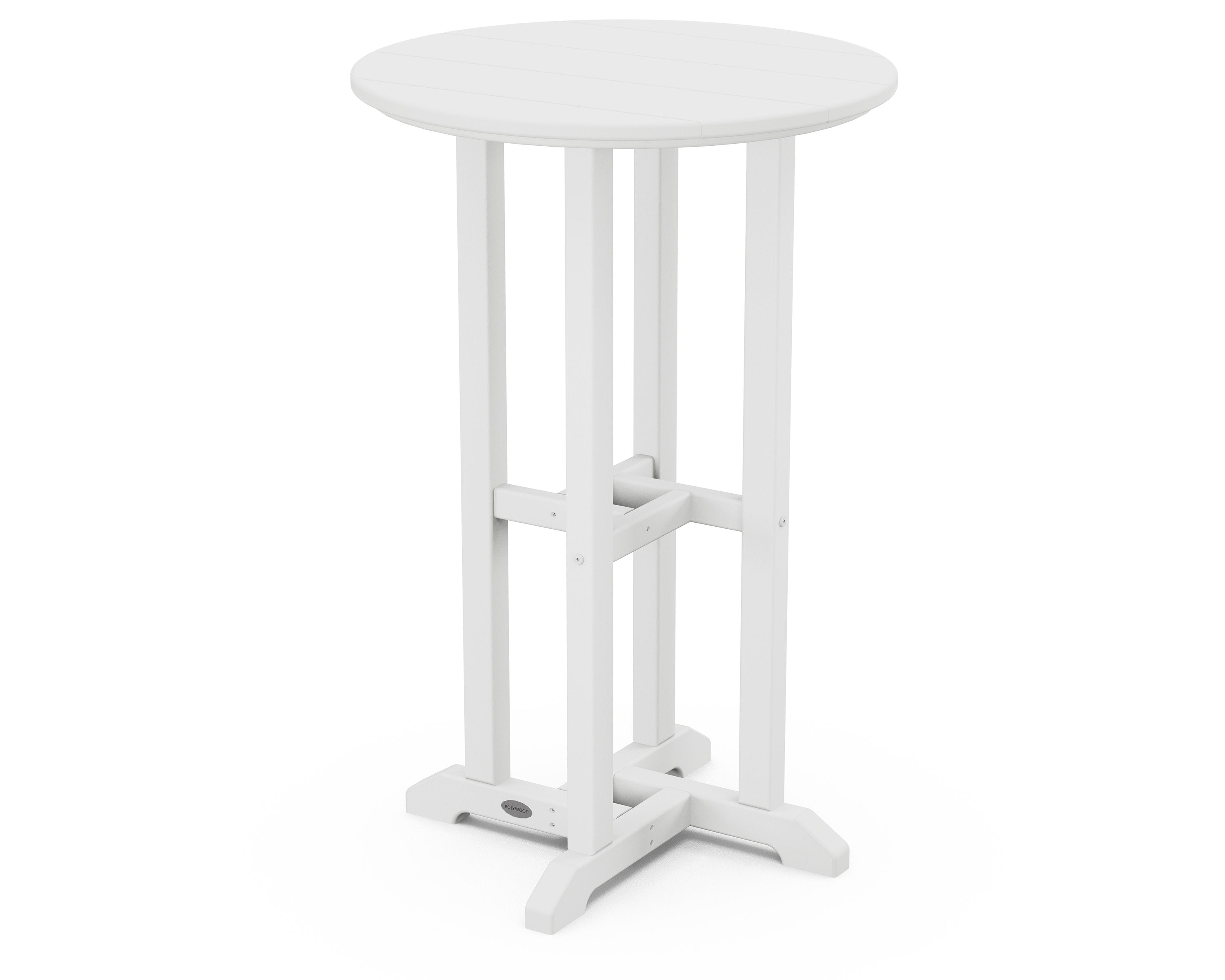 24" Round Farmhouse Counter Bistro Table