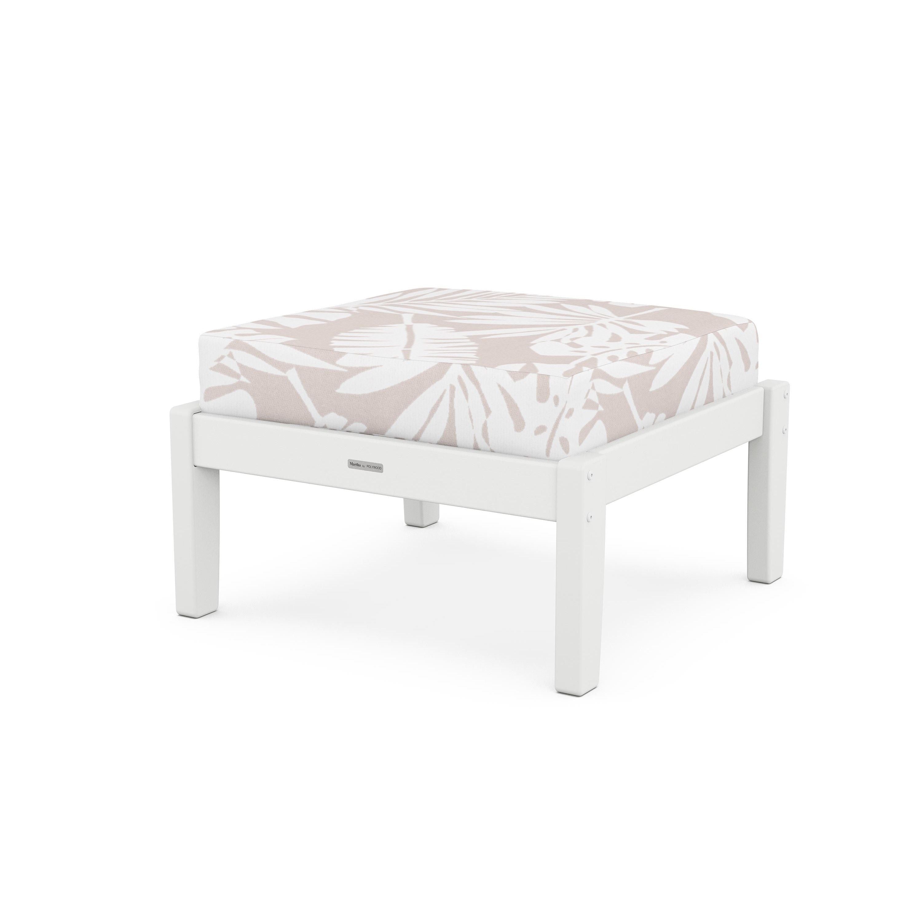 Chinoiserie Deep Seating Ottoman