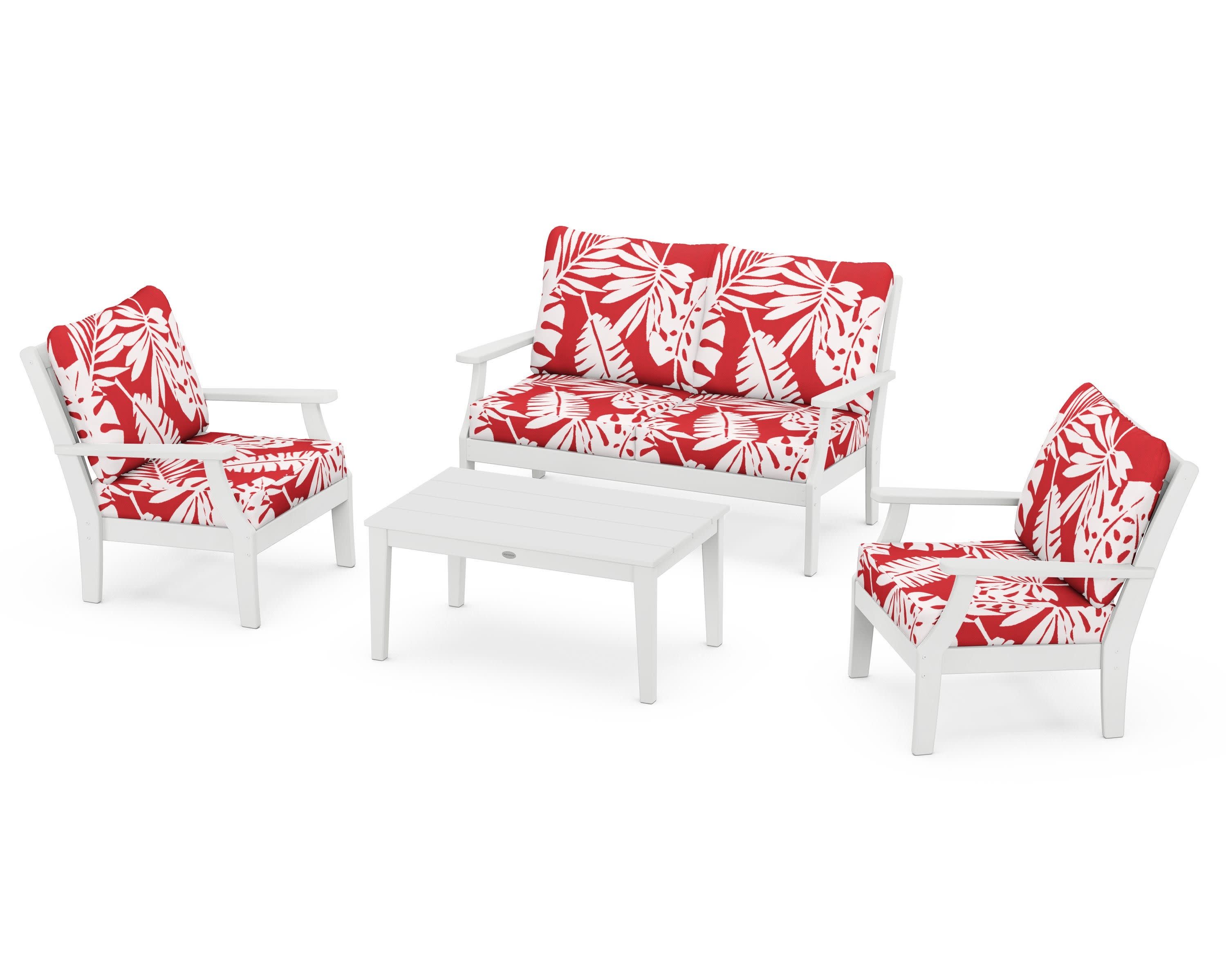 Braxton 4-Piece Deep Seating Chair Set