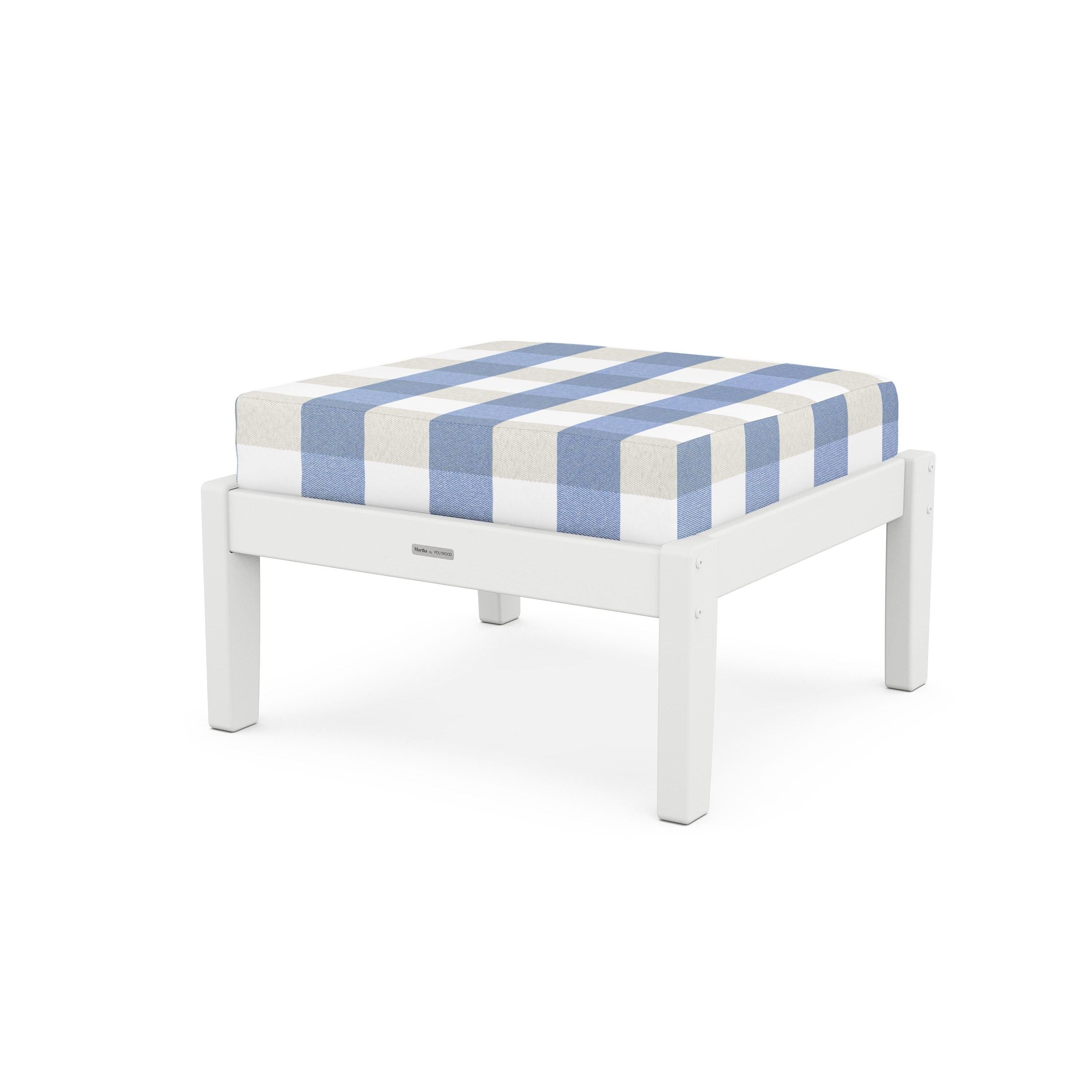 Chinoiserie Deep Seating Ottoman