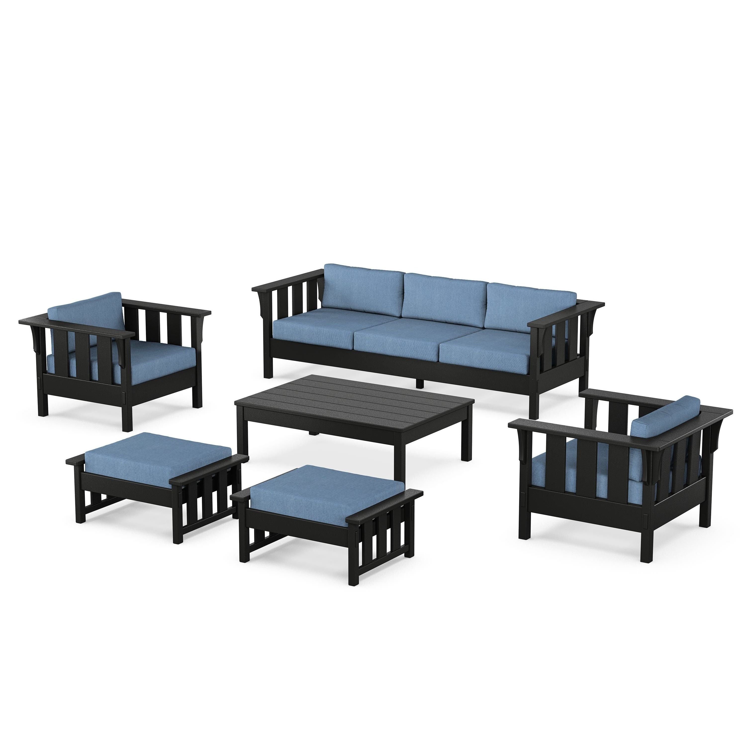 Acadia 6-Piece Lounge Sofa Set