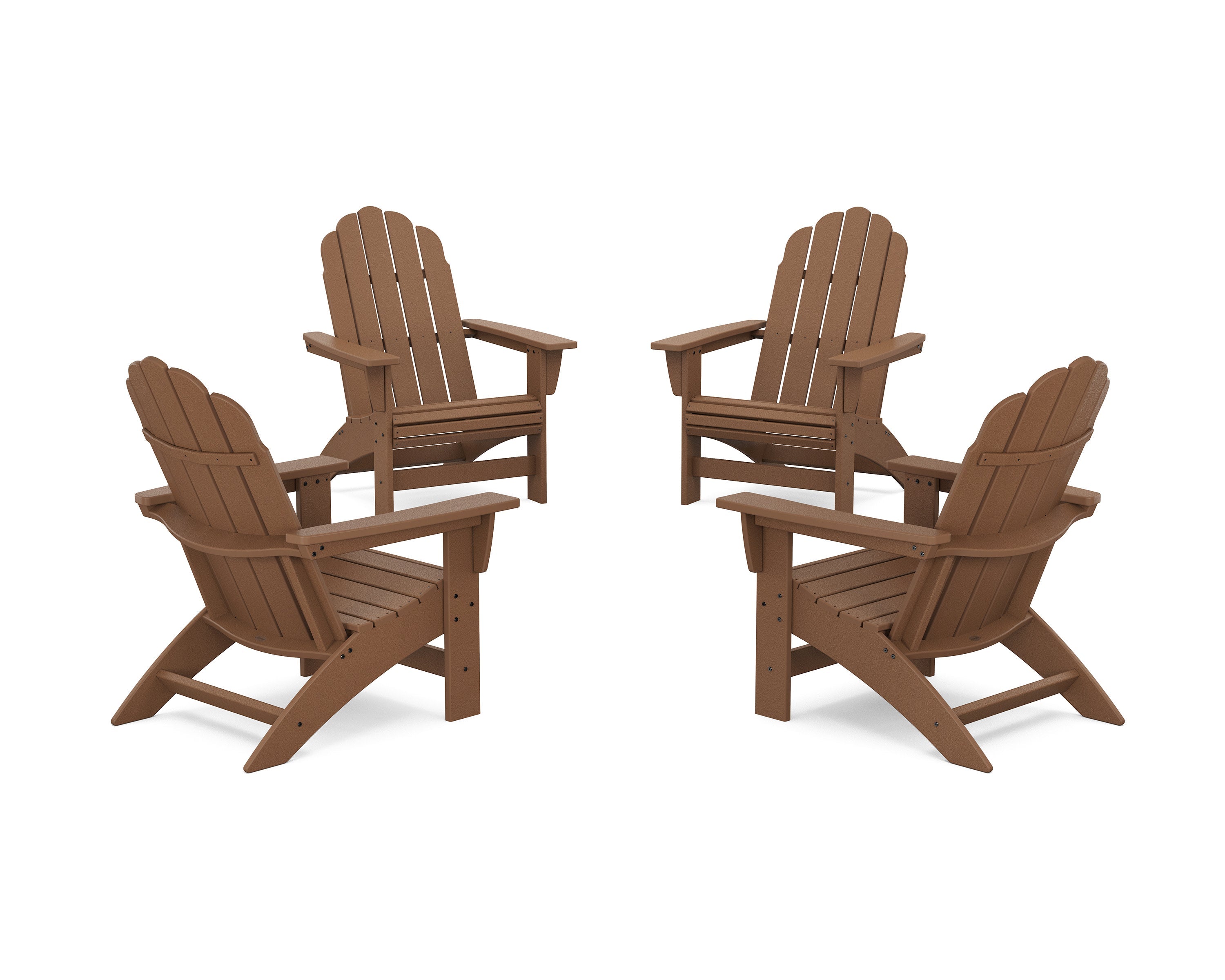4-Piece Vineyard Grand Adirondack Chair Conversation Set