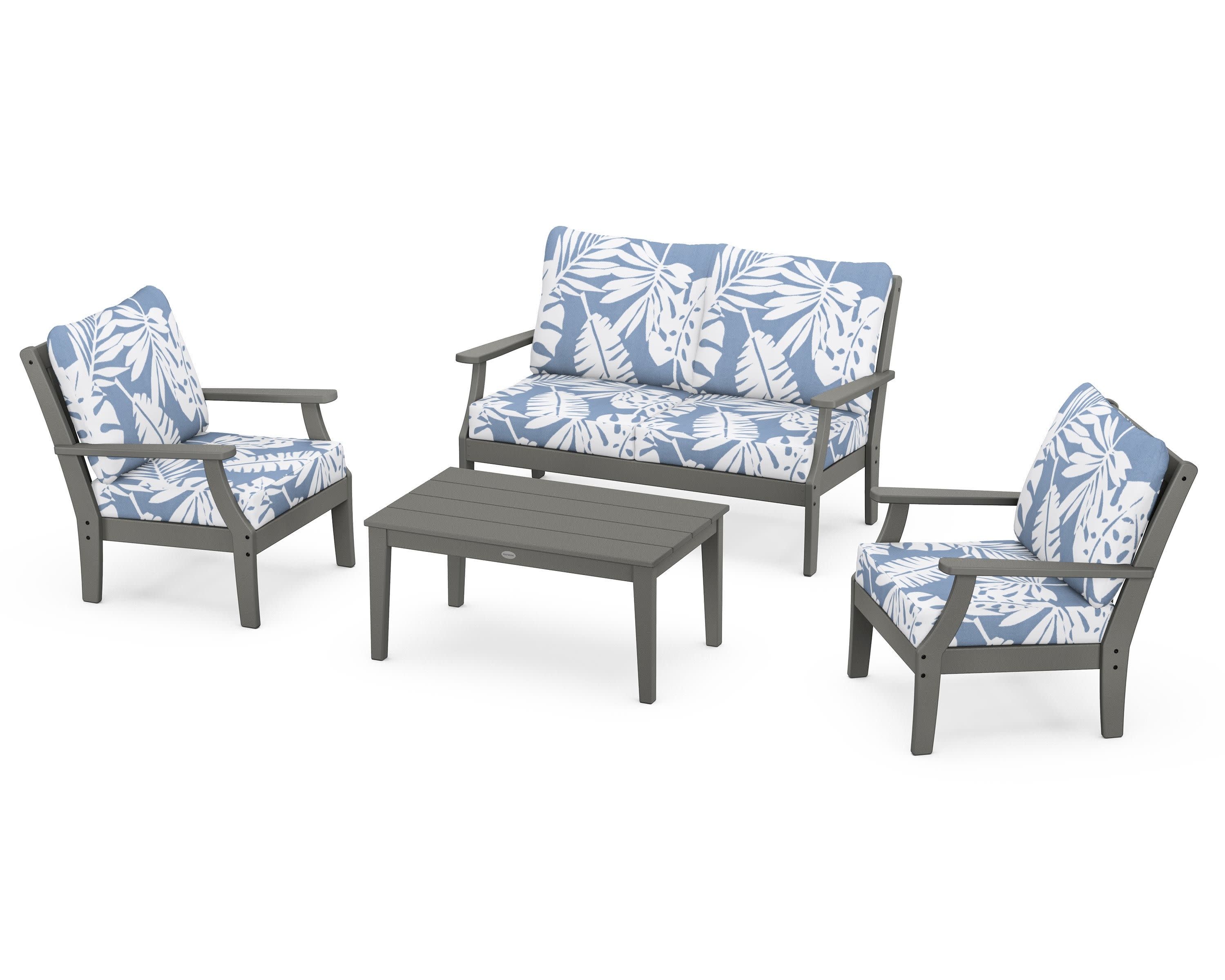 Braxton 4-Piece Deep Seating Chair Set