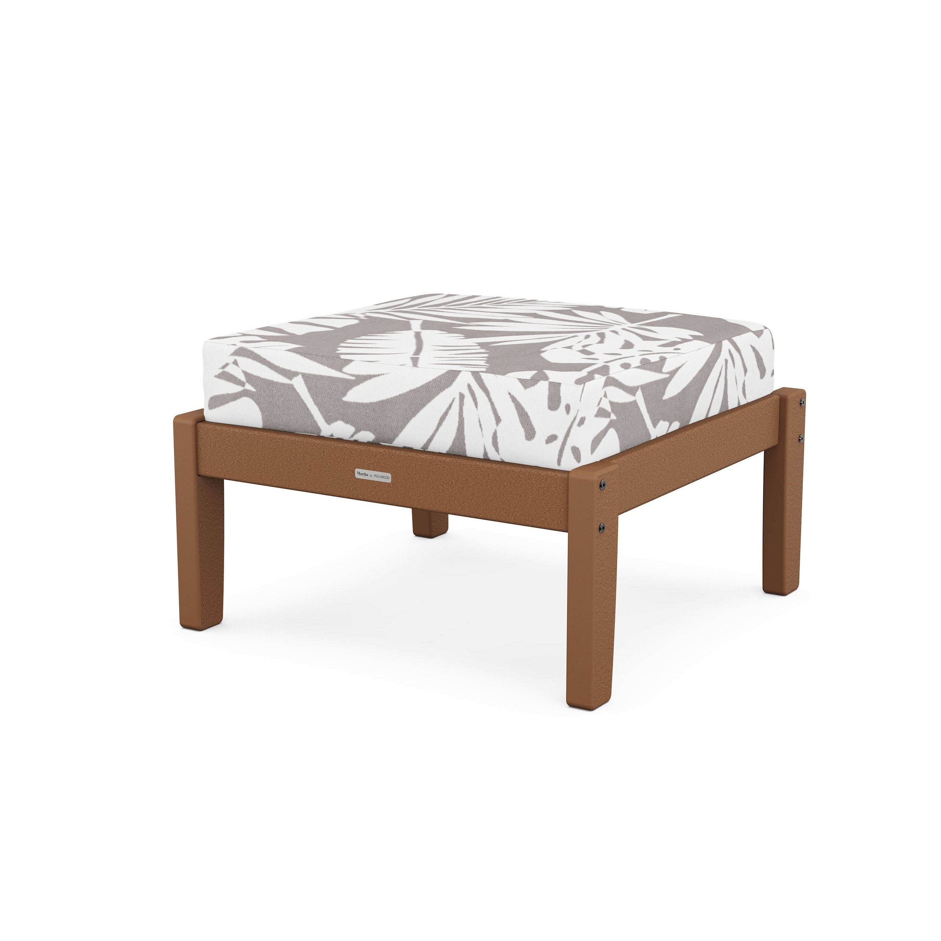 Chinoiserie Deep Seating Ottoman