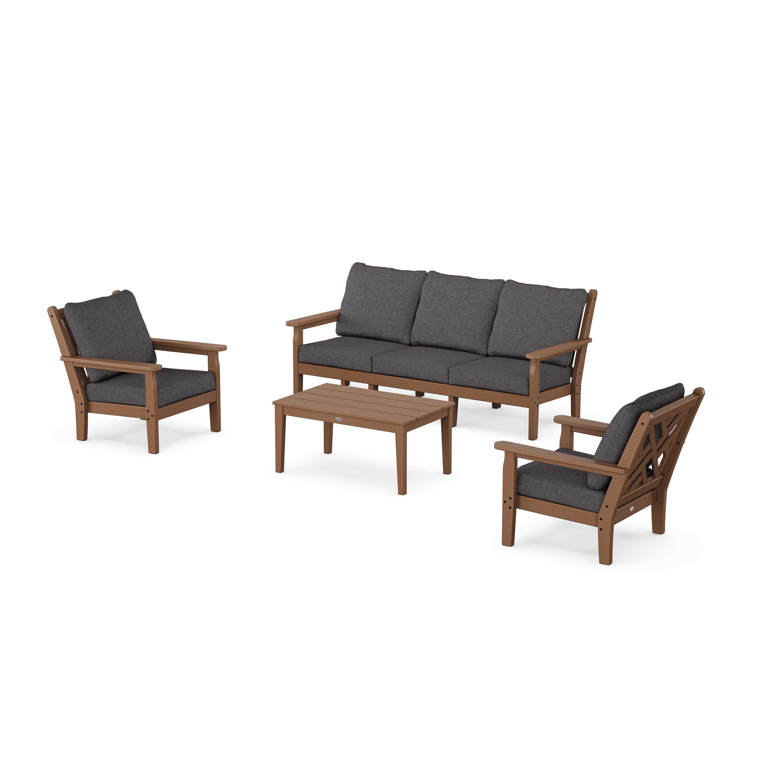 Chippendale 4-Piece Deep Seating Set with Sofa