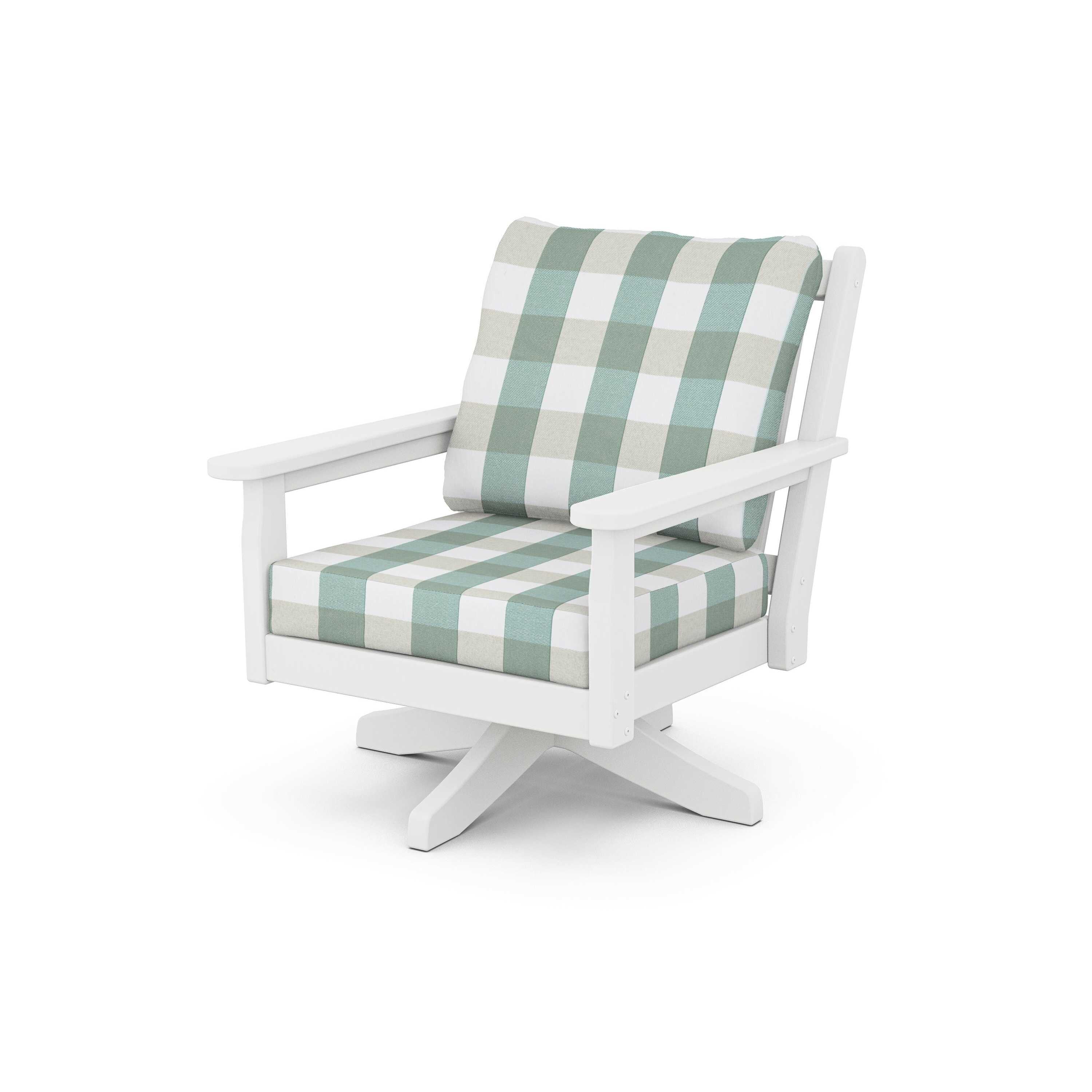 Chippendale Deep Seating Swivel Chair