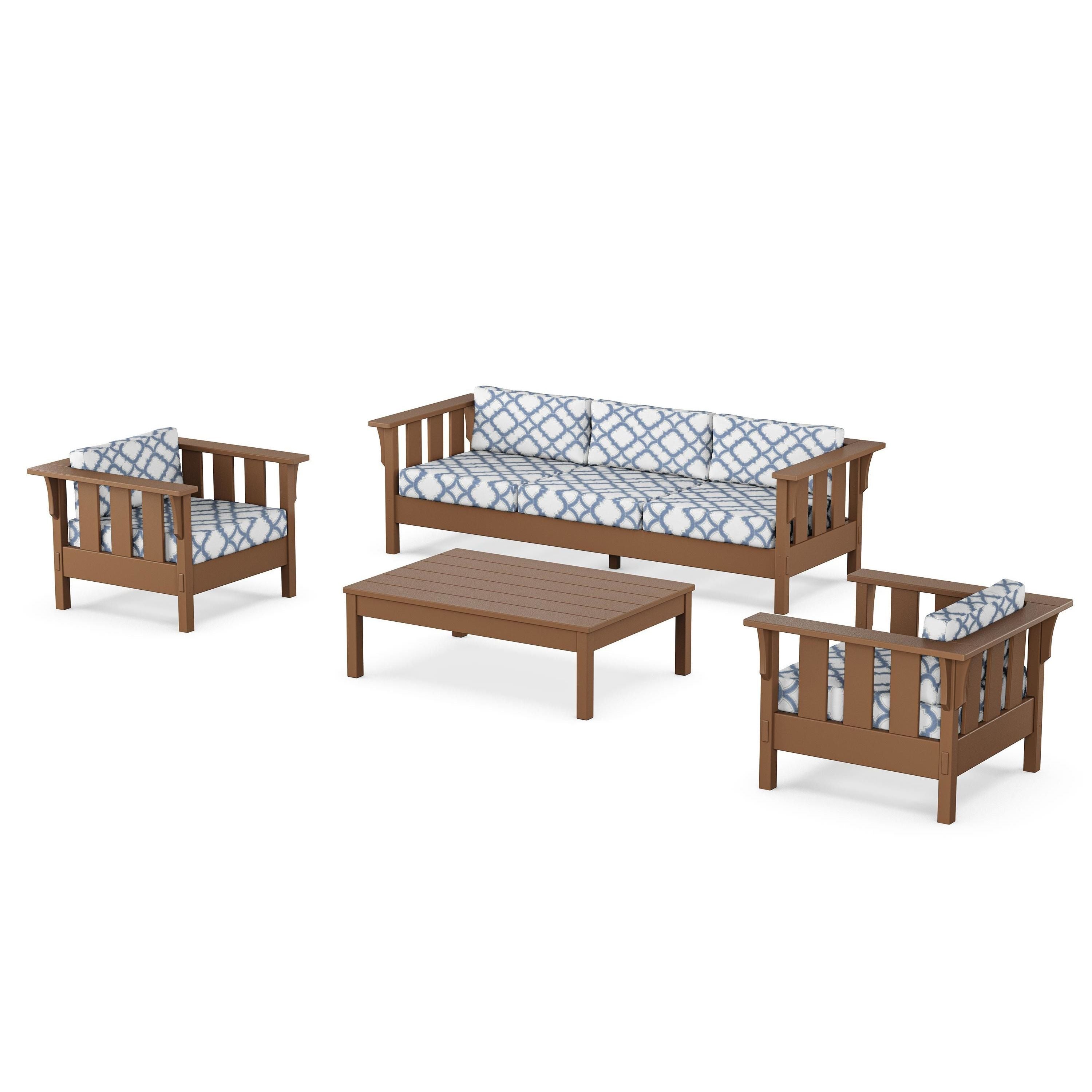Acadia 4-Piece Deep Seating Set with Sofa