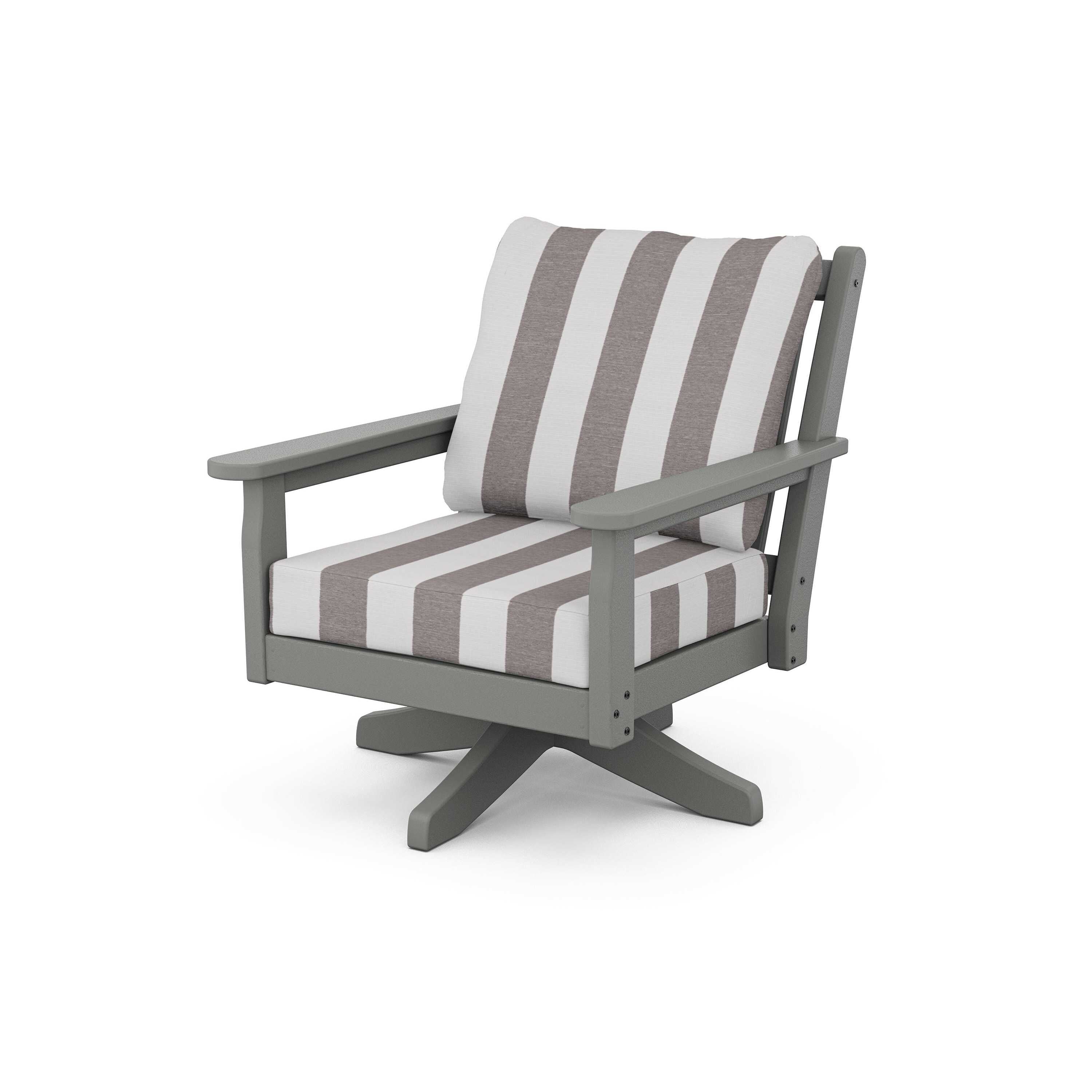 Chippendale Deep Seating Swivel Chair