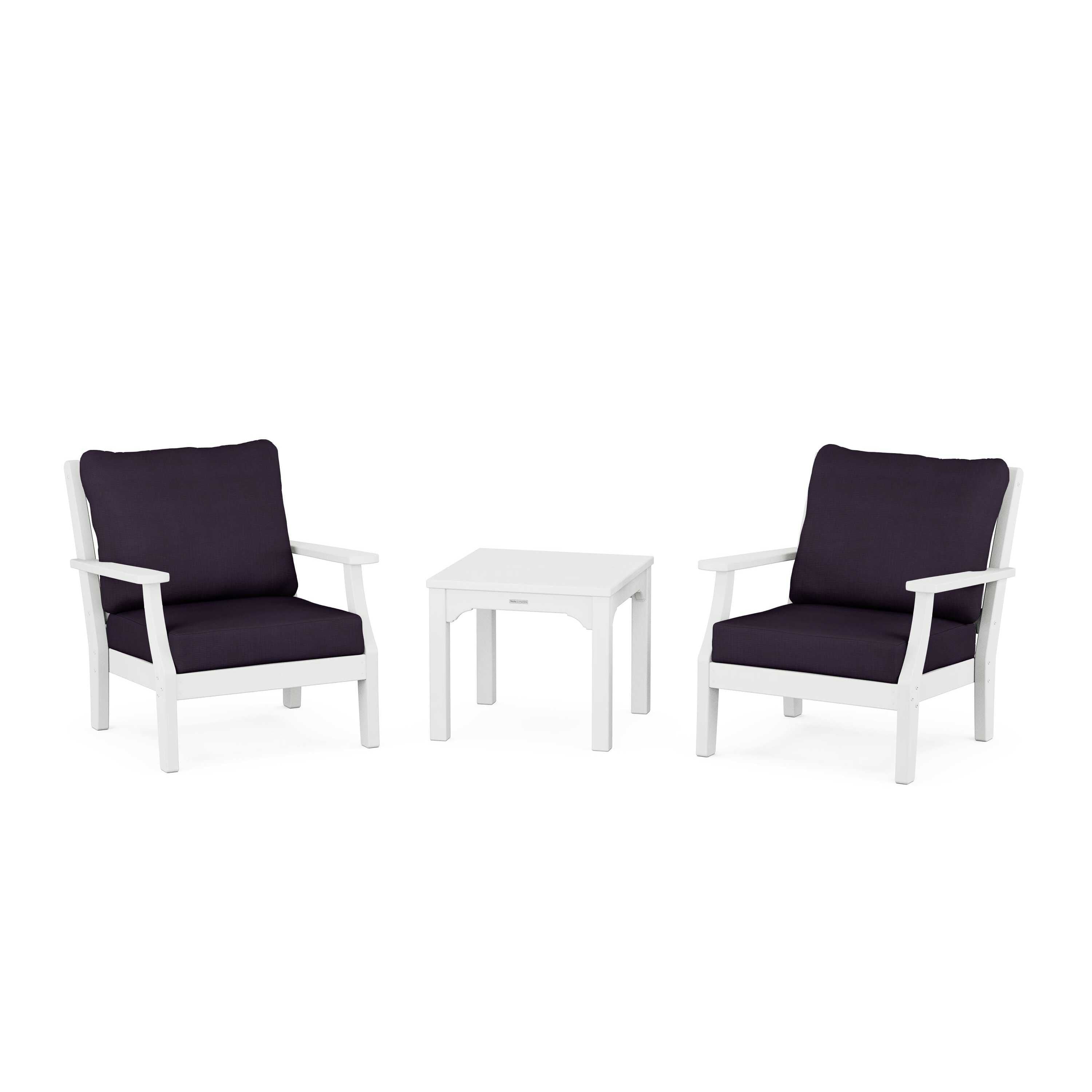 Chinoiserie 3-Piece Deep Seating Set
